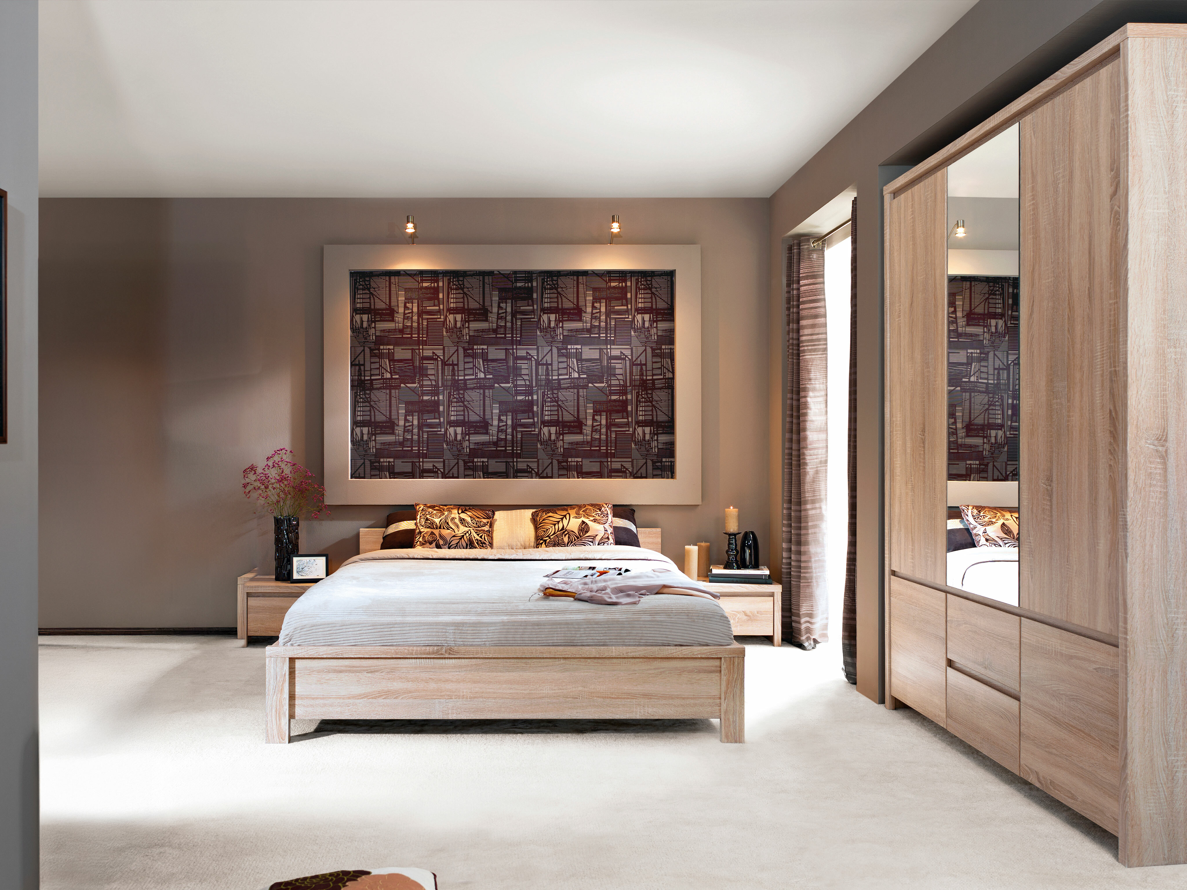 Cama Nolroma 121 (Carvalho sonoma)