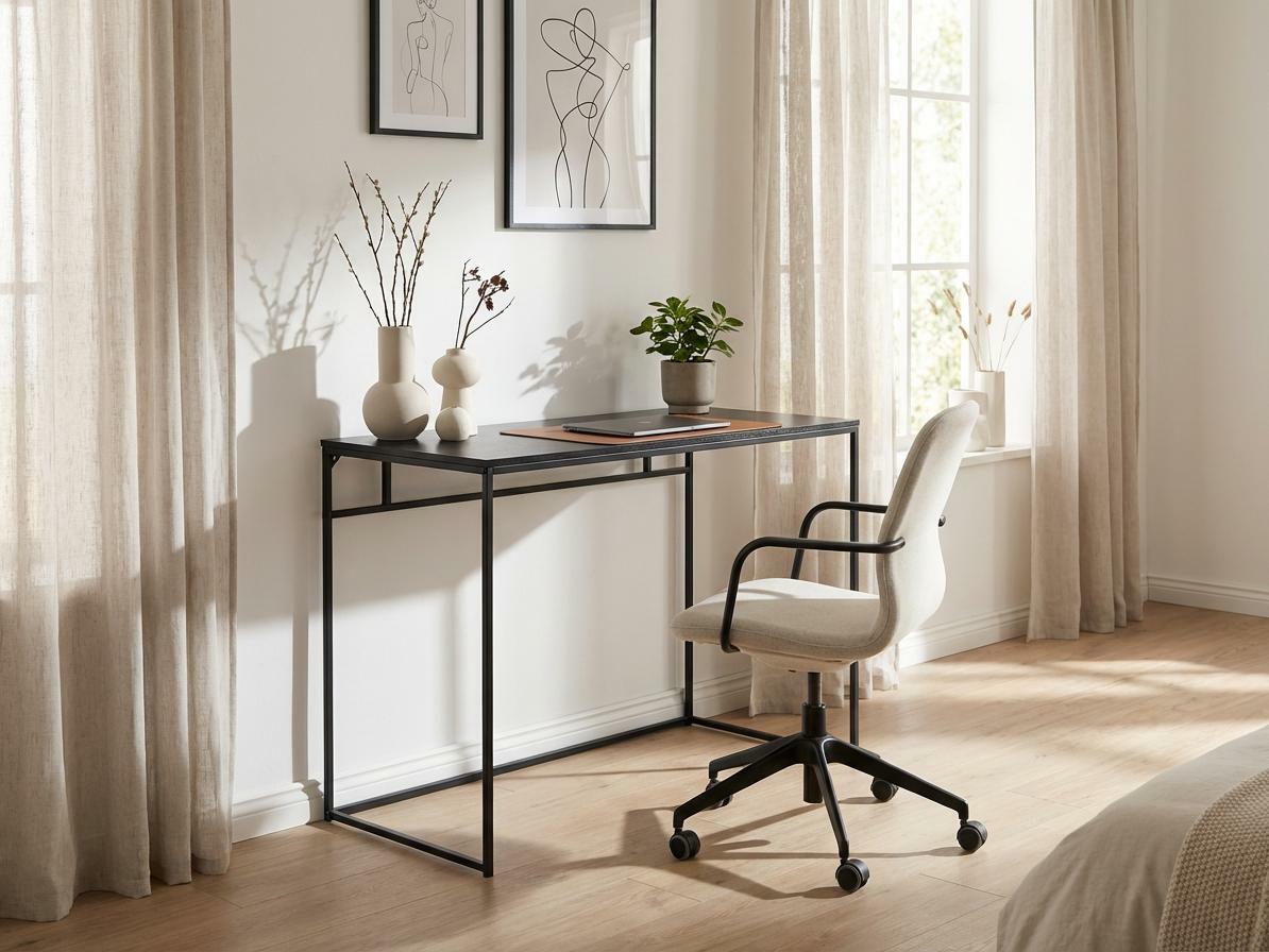 Mesa de escritório Sorbeni 108 (Preto)