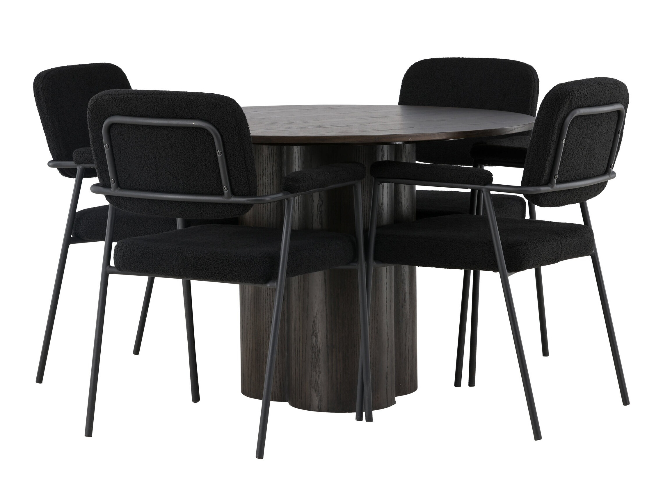 Conjunto para refeições Dallas 4358 (Castanho)