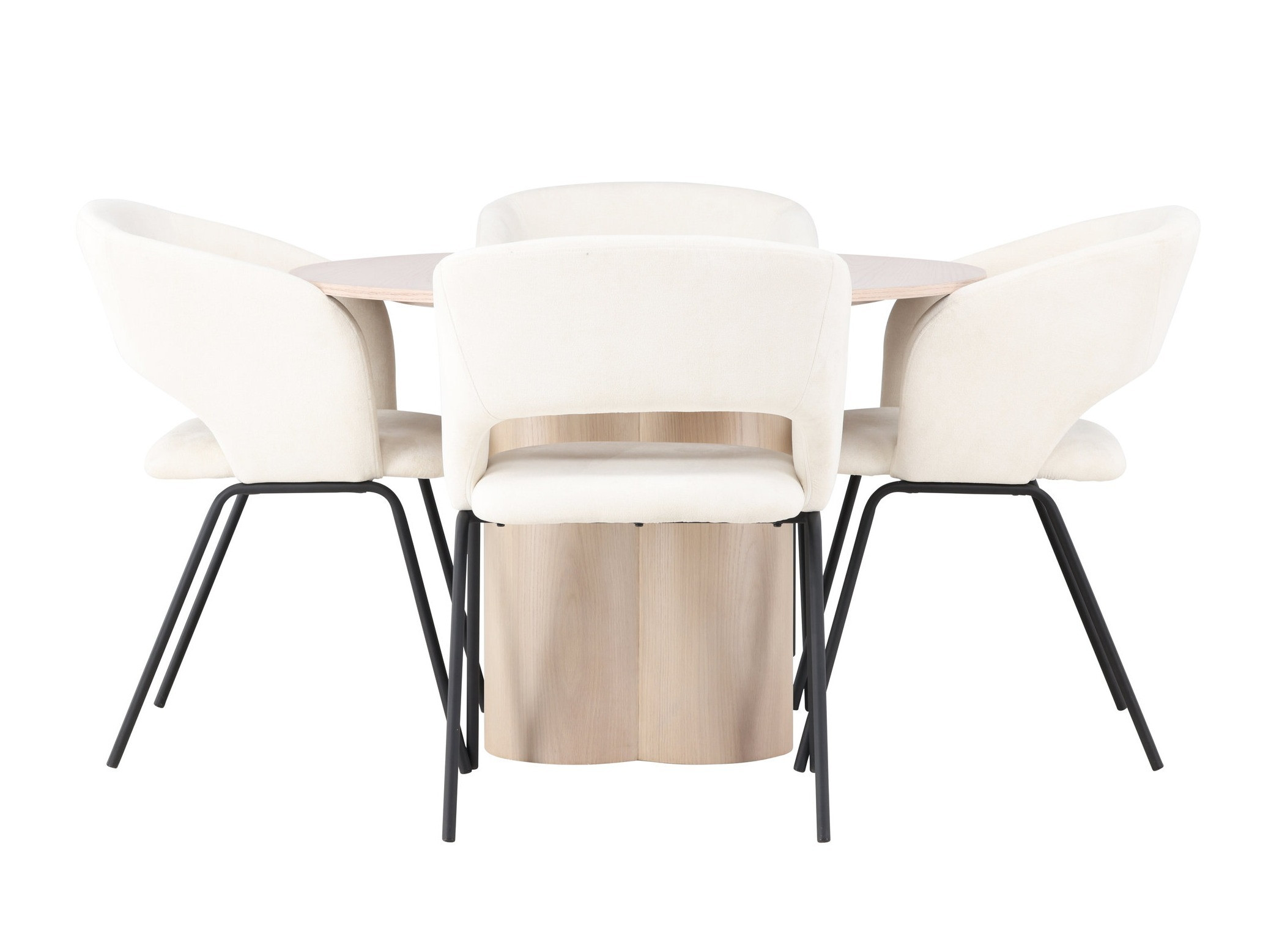 Conjunto para refeições Dallas 5132 (Madeira clara)