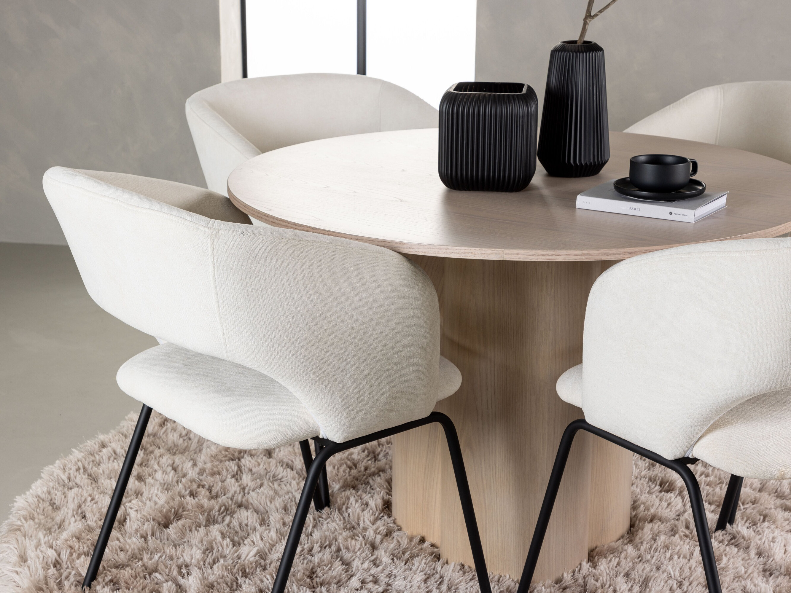 Conjunto para refeições Dallas 5132 (Madeira clara)