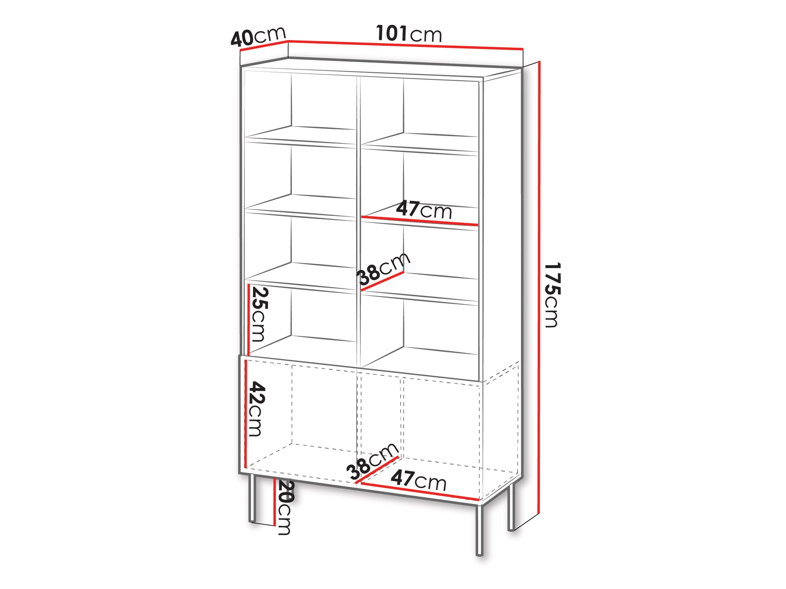 Estante Evavese 106 (Bege)