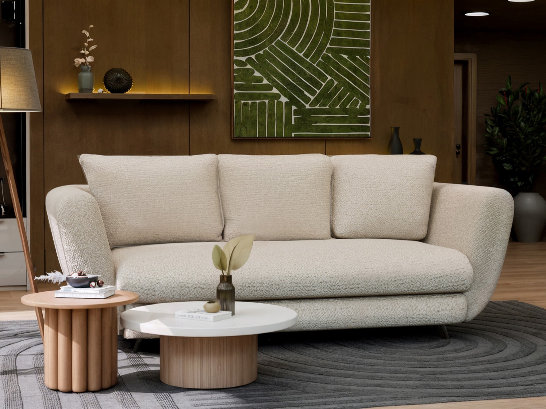 Sofá-cama Mandeville 354 (Preto)