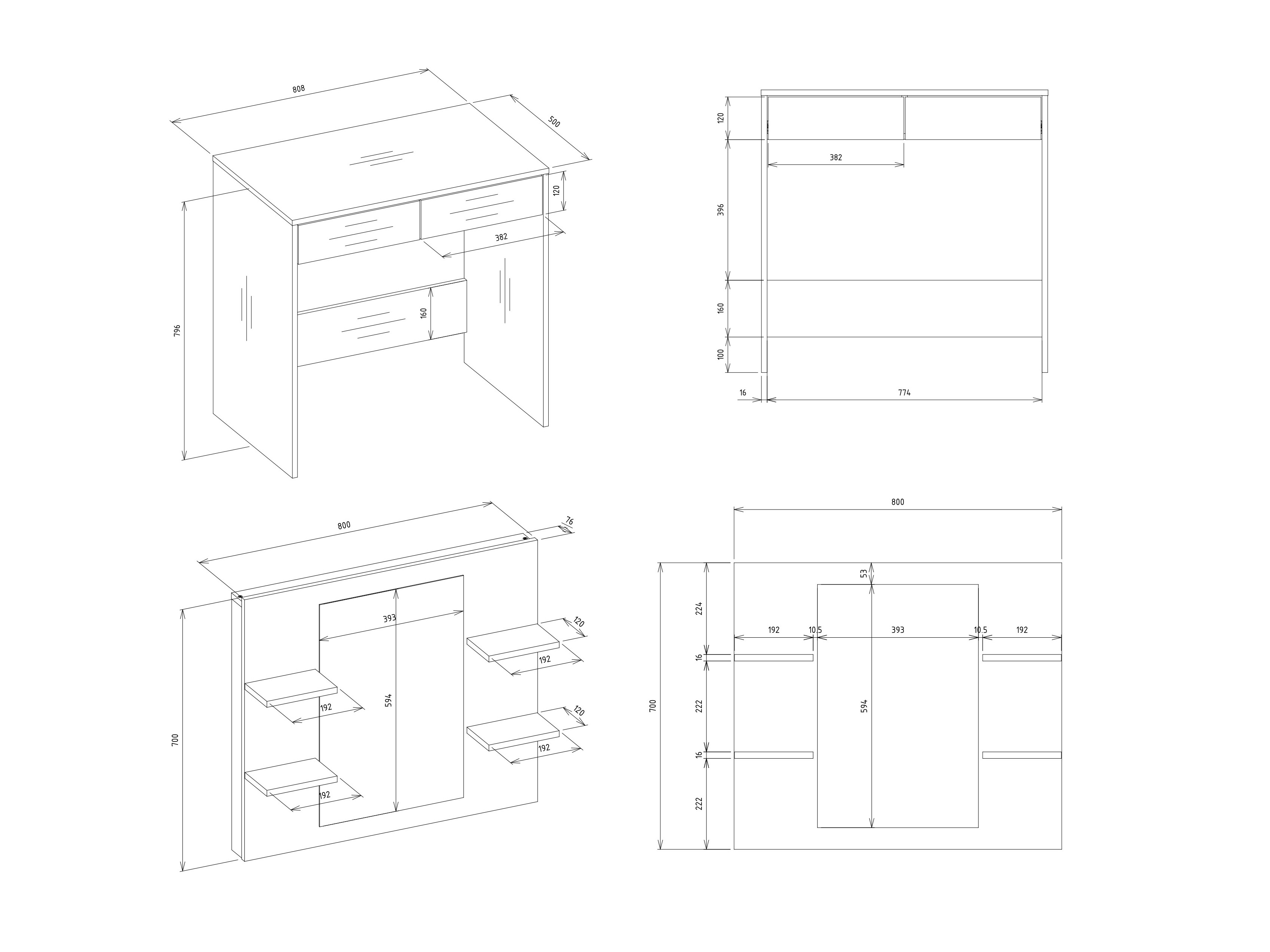 Toucador Mandeville 357