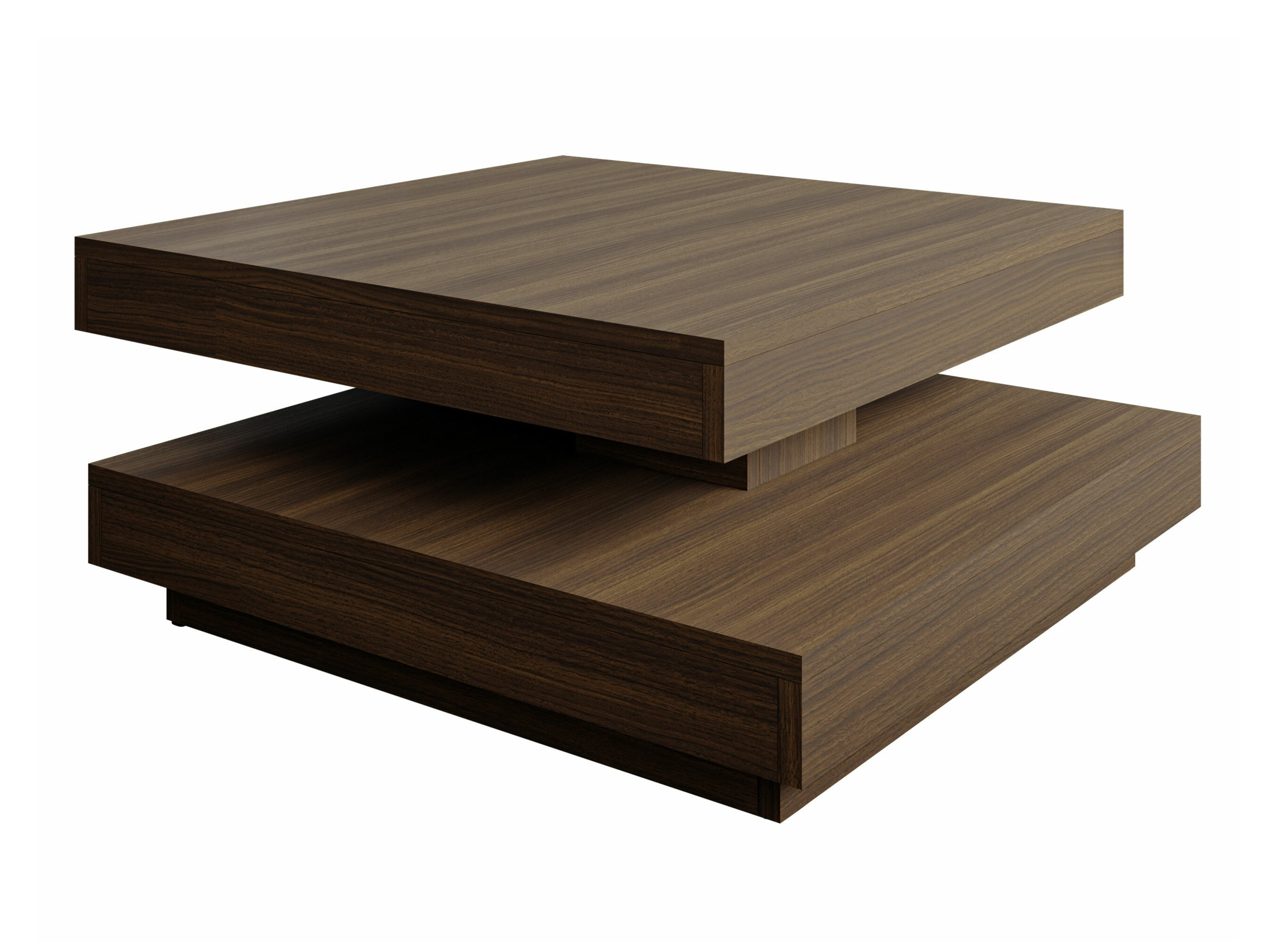 Mesa de centro extensível Comfivo Pisces (Nogueira)