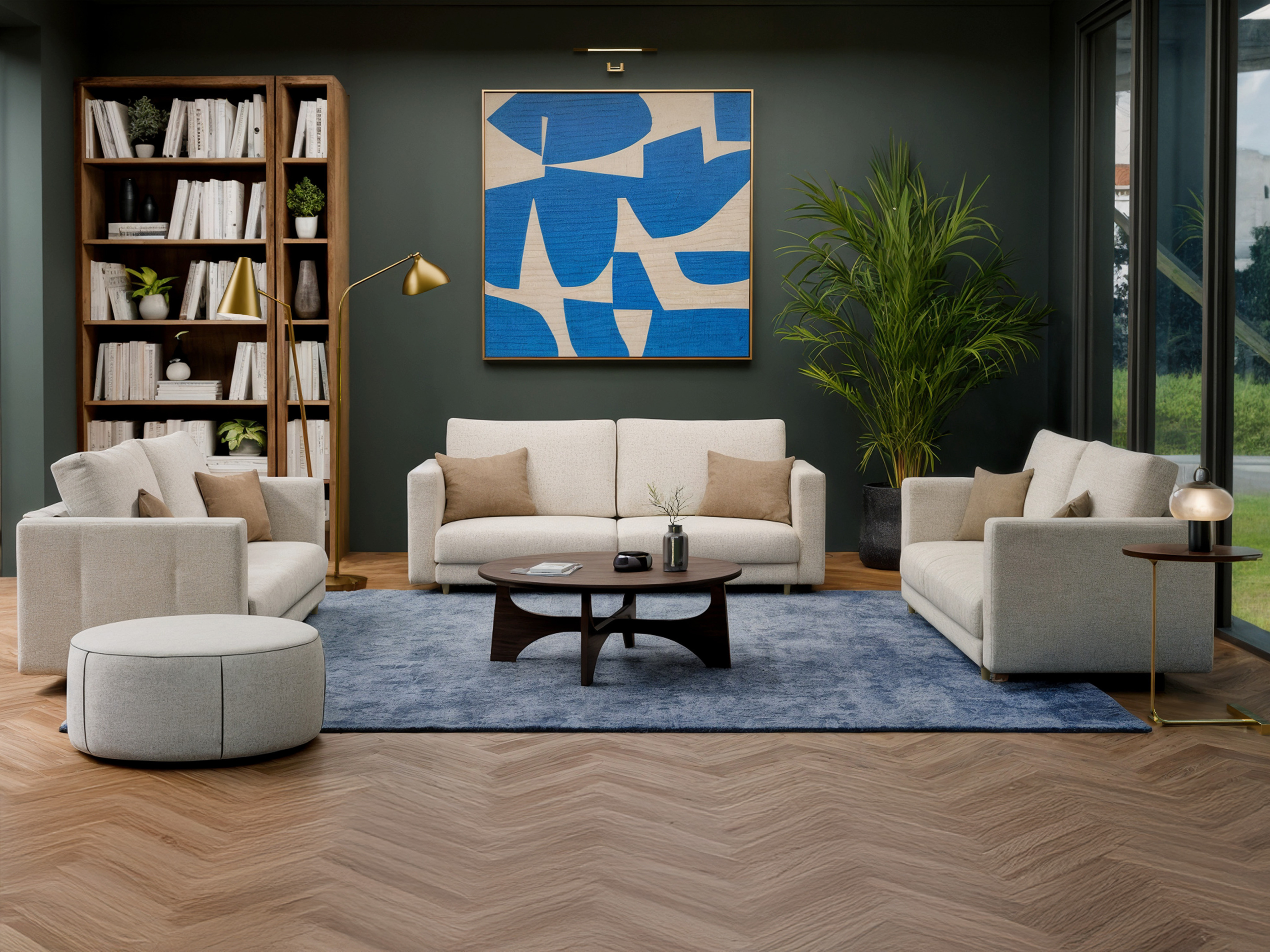 Sofá-cama Mandeville 353 (Bege)