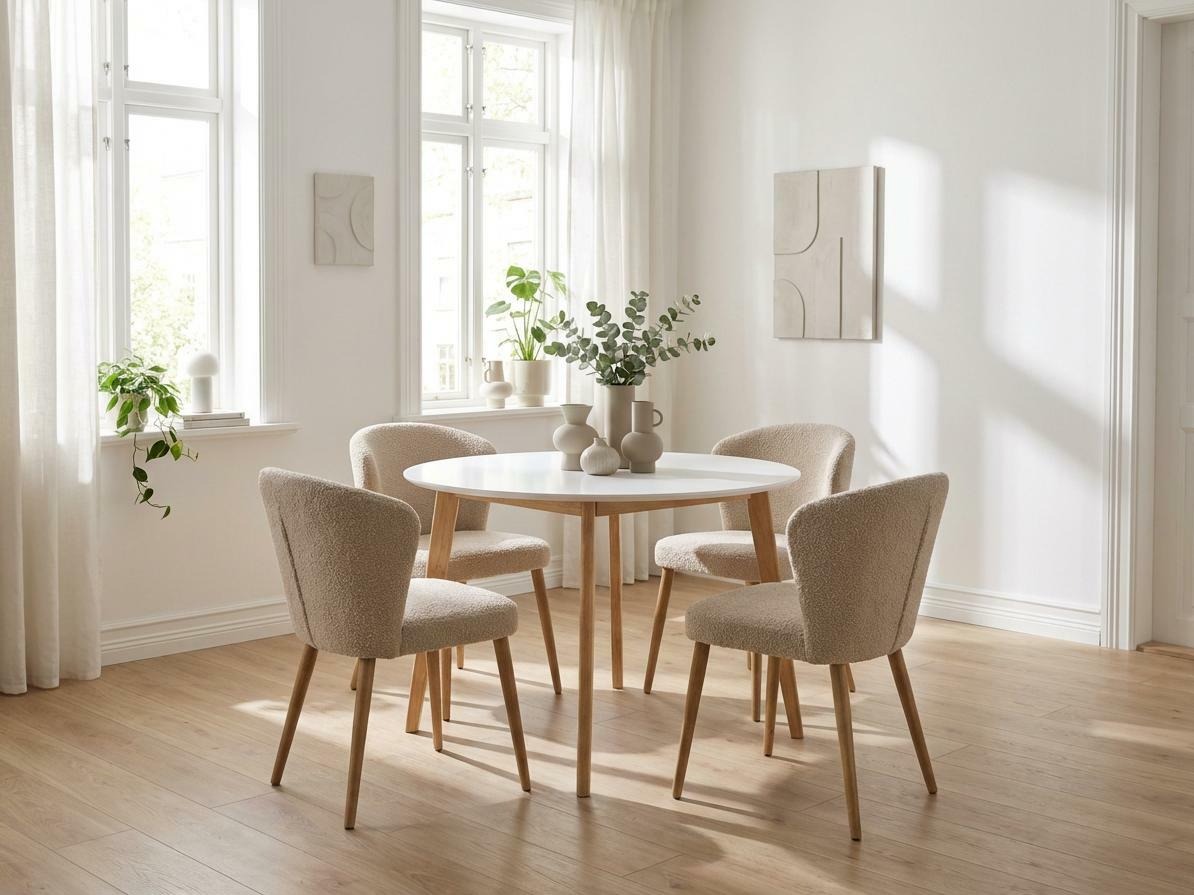 Mesa Brea 110 (Branco + Carvalho)