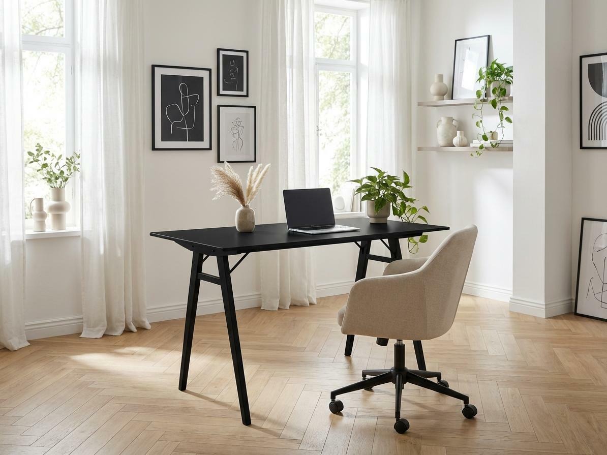 Mesa de escritório Brea 109 (Preto)