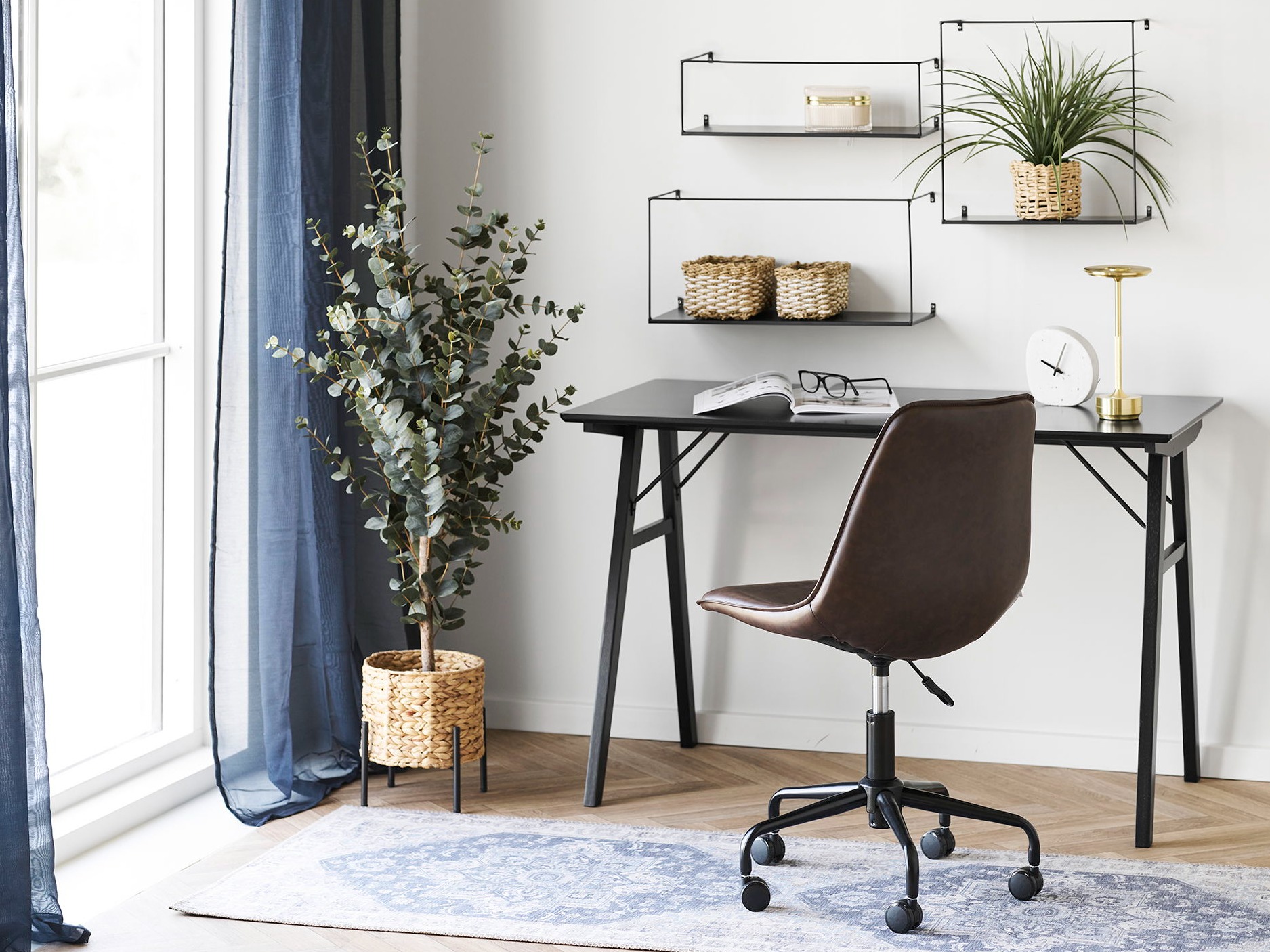Mesa de escritório Brea 109 (Preto)