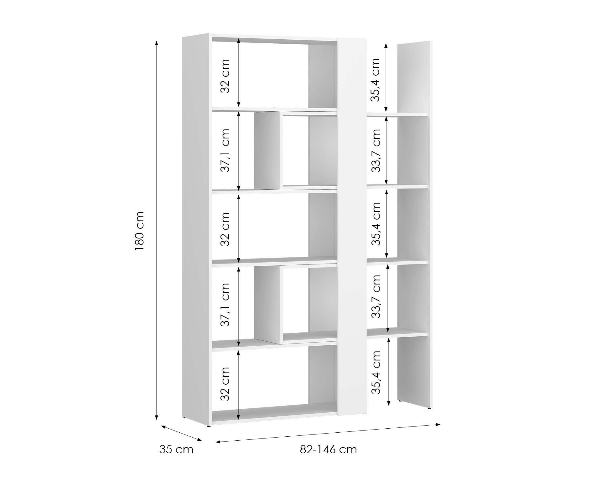 Estante Ontario 145 (Carvalho)