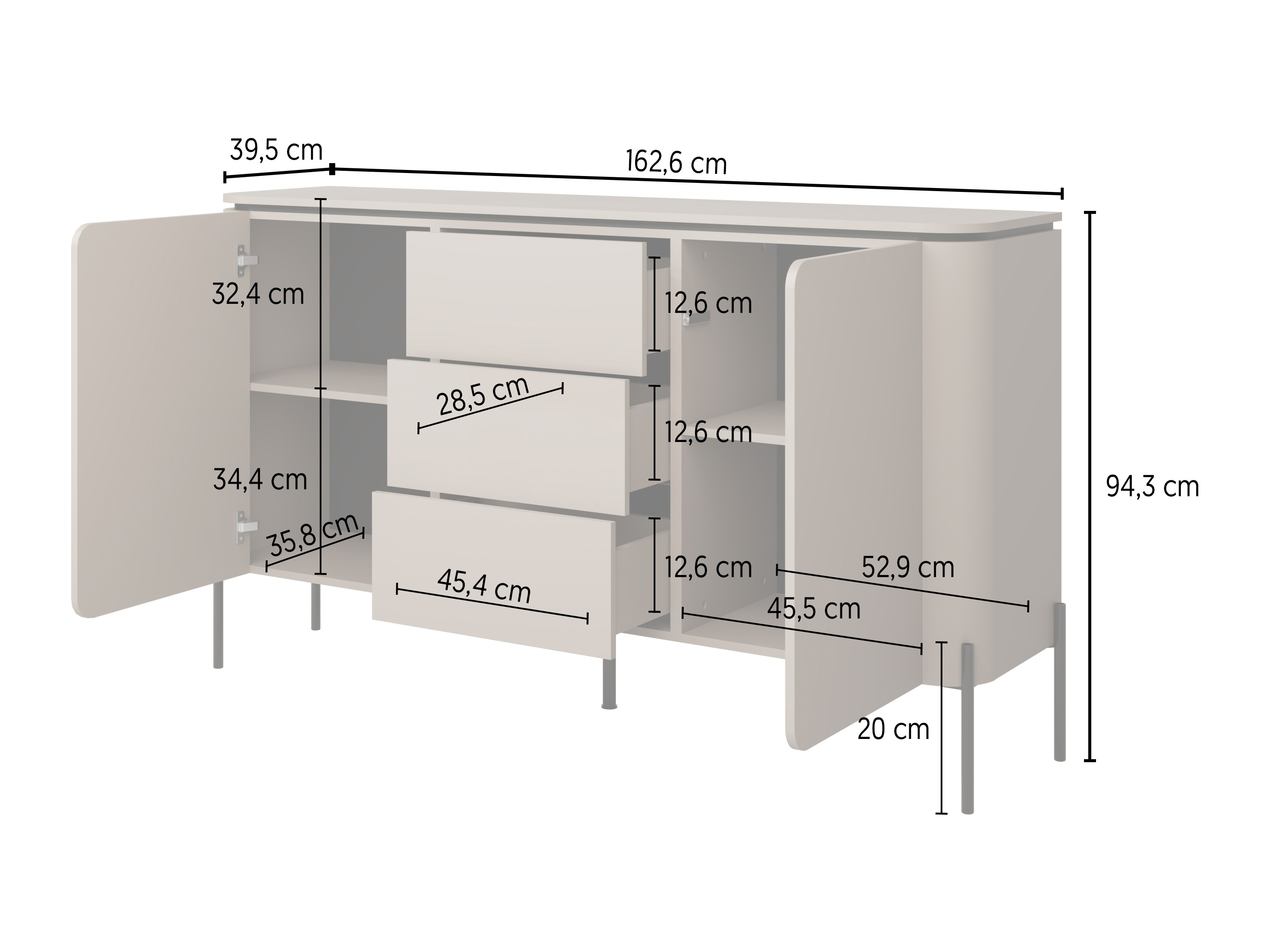 Conjunto para sala de estar Mirbeno 109