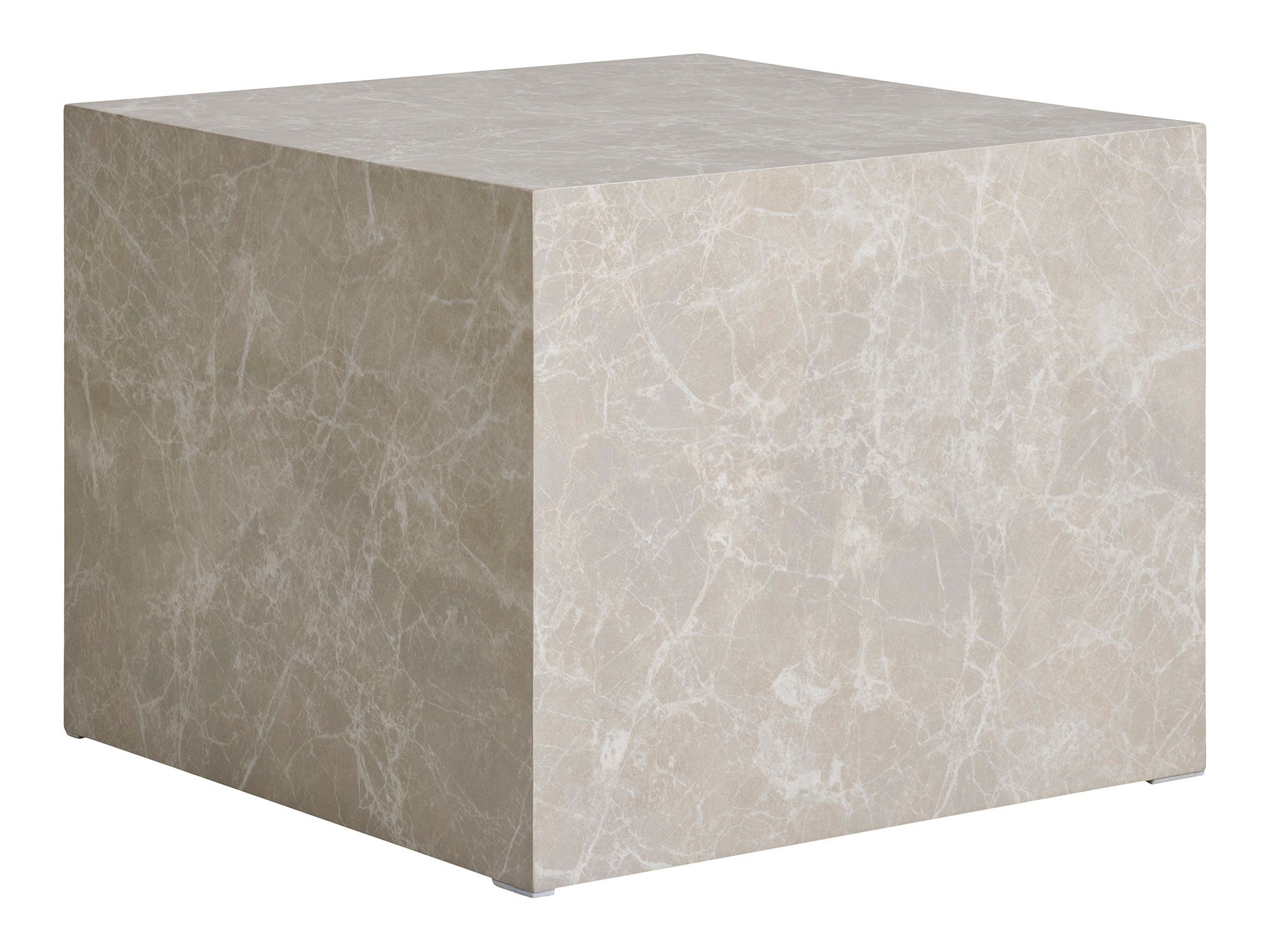 Conjunto de mesa de centro Catavie 103 (Bege + Cinzento mármore)