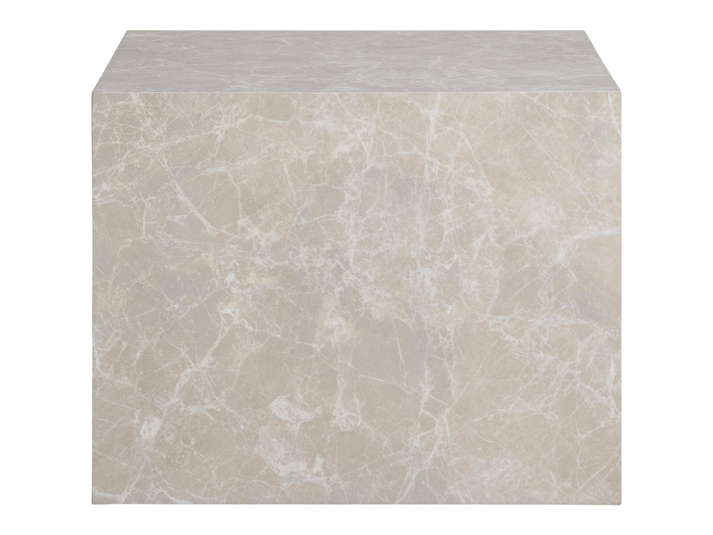 Conjunto de mesa de centro Catavie 103 (Bege + Cinzento mármore)
