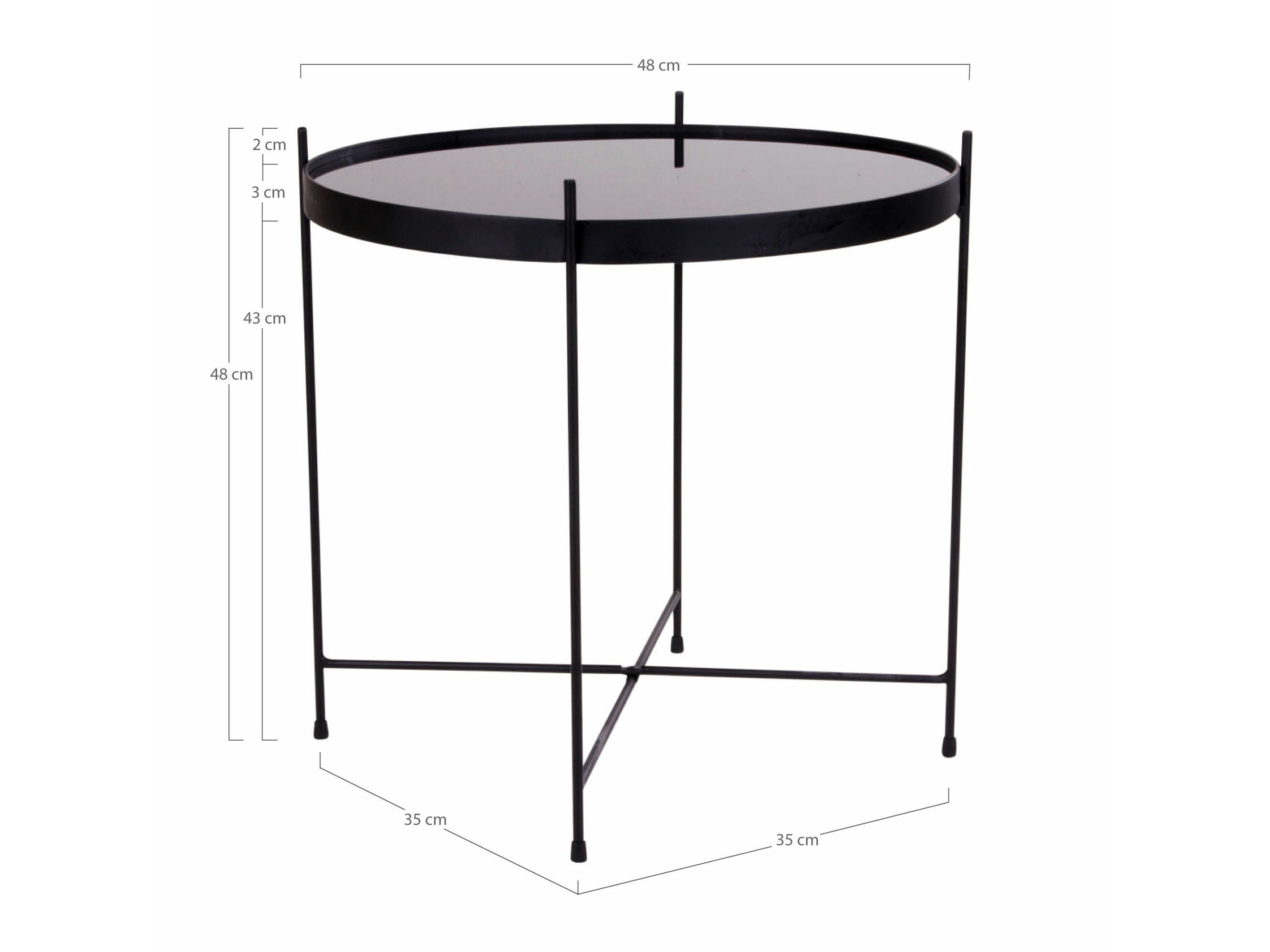Mesa de centro Brea 129 (Dourado)