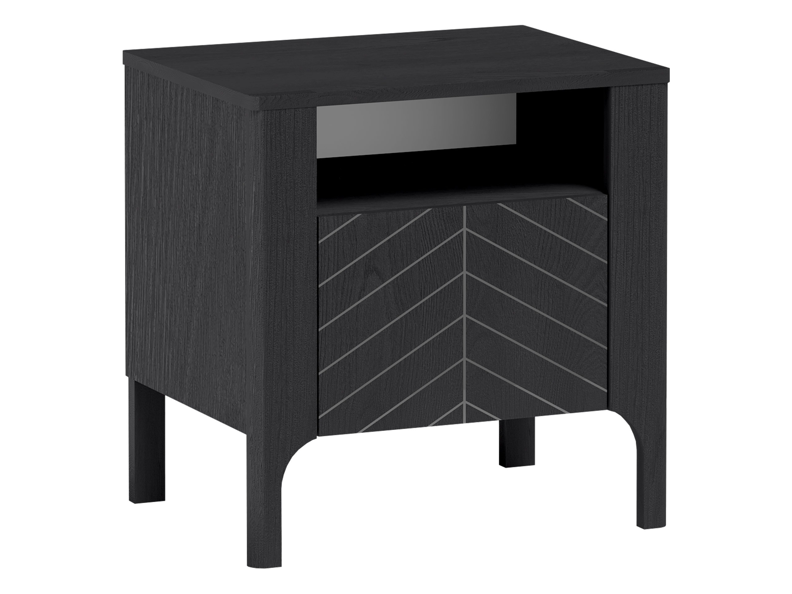 Mesa de cabeceira Mavtoru 110 (Preto)