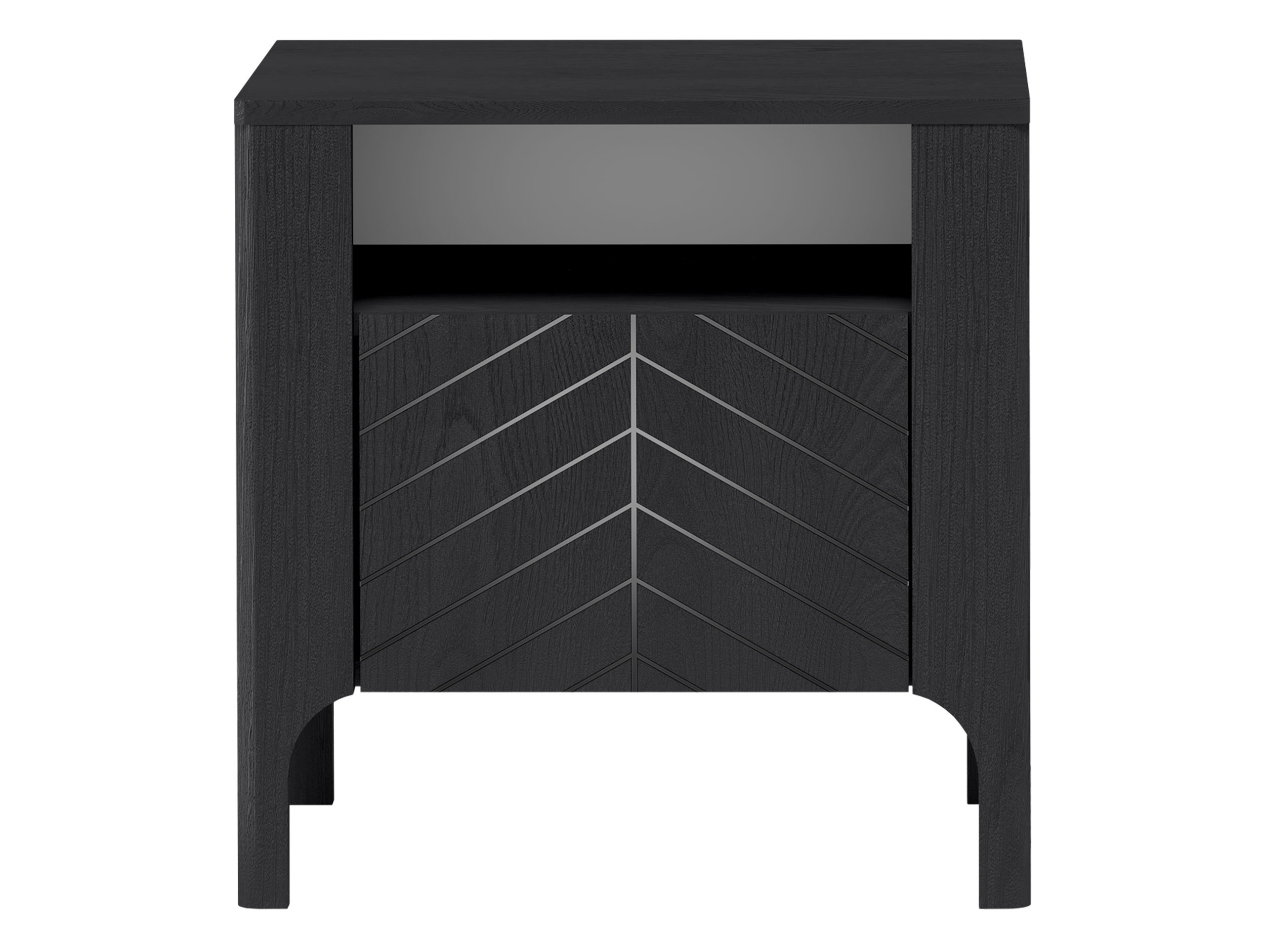 Mesa de cabeceira Mavtoru 110 (Preto)