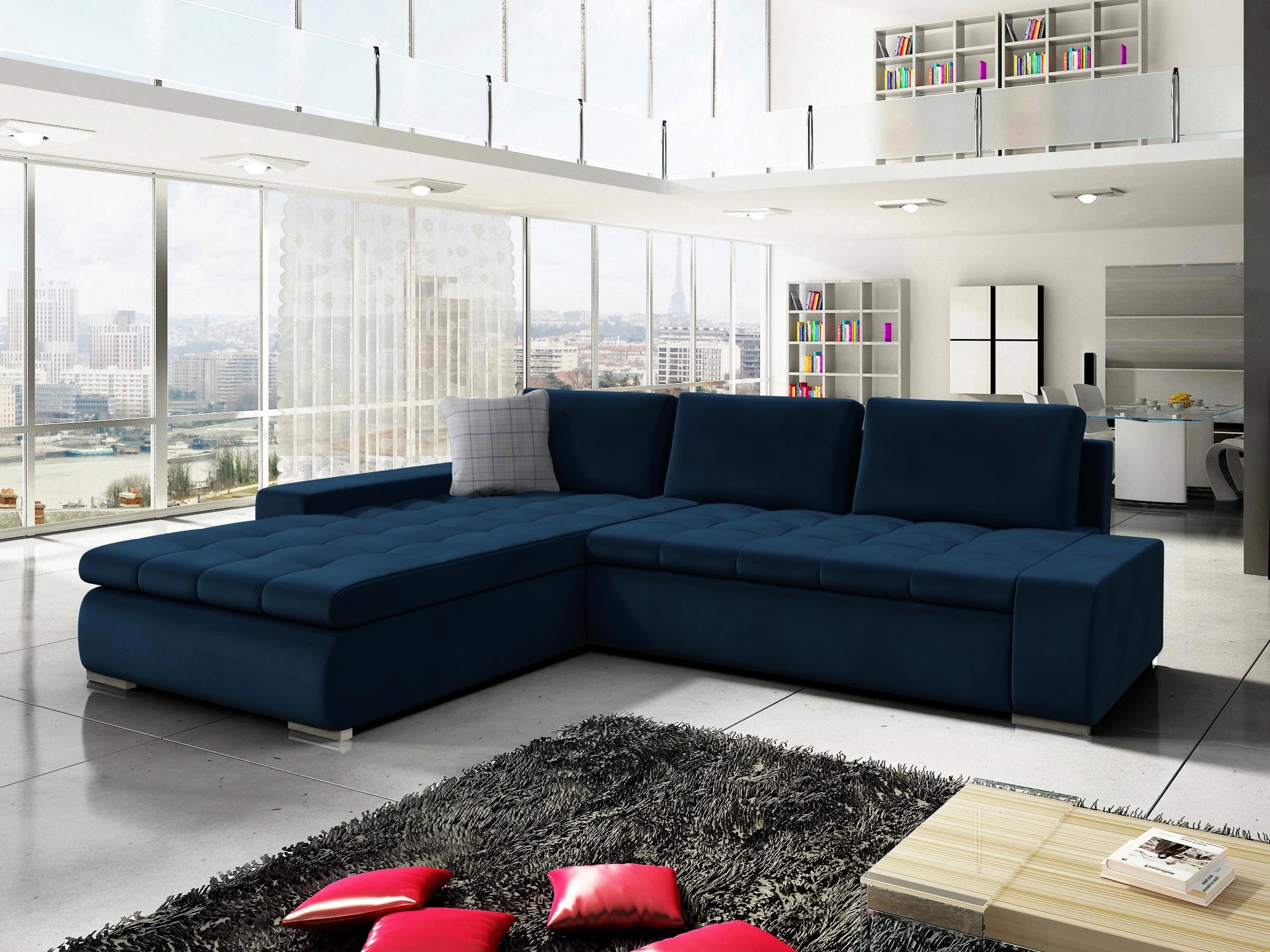 Sofá de canto Comfivo Nitor II (Kronos 09 + Senegal 818)