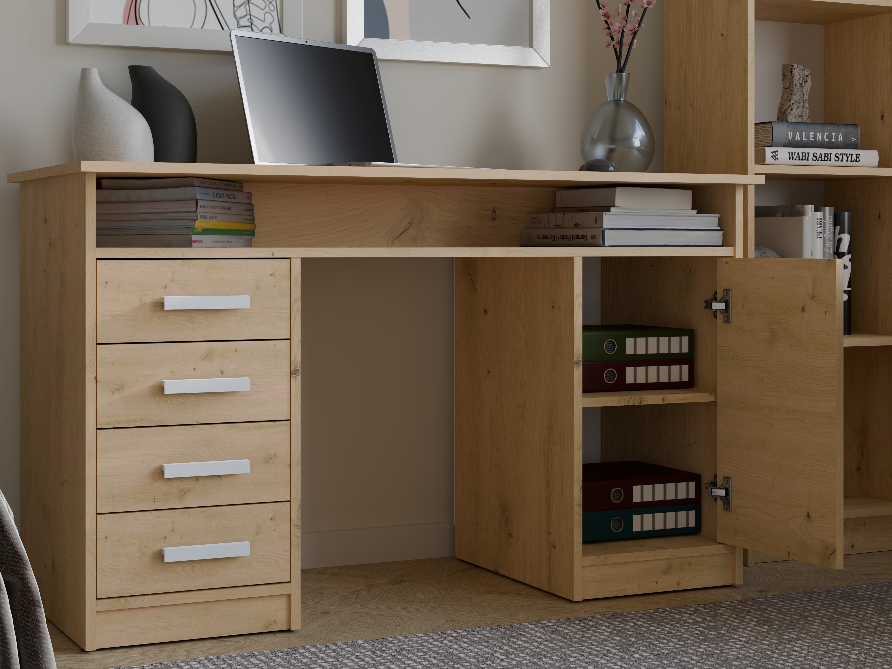 Mesa de escritório Mandeville 329 (Artisan aok)