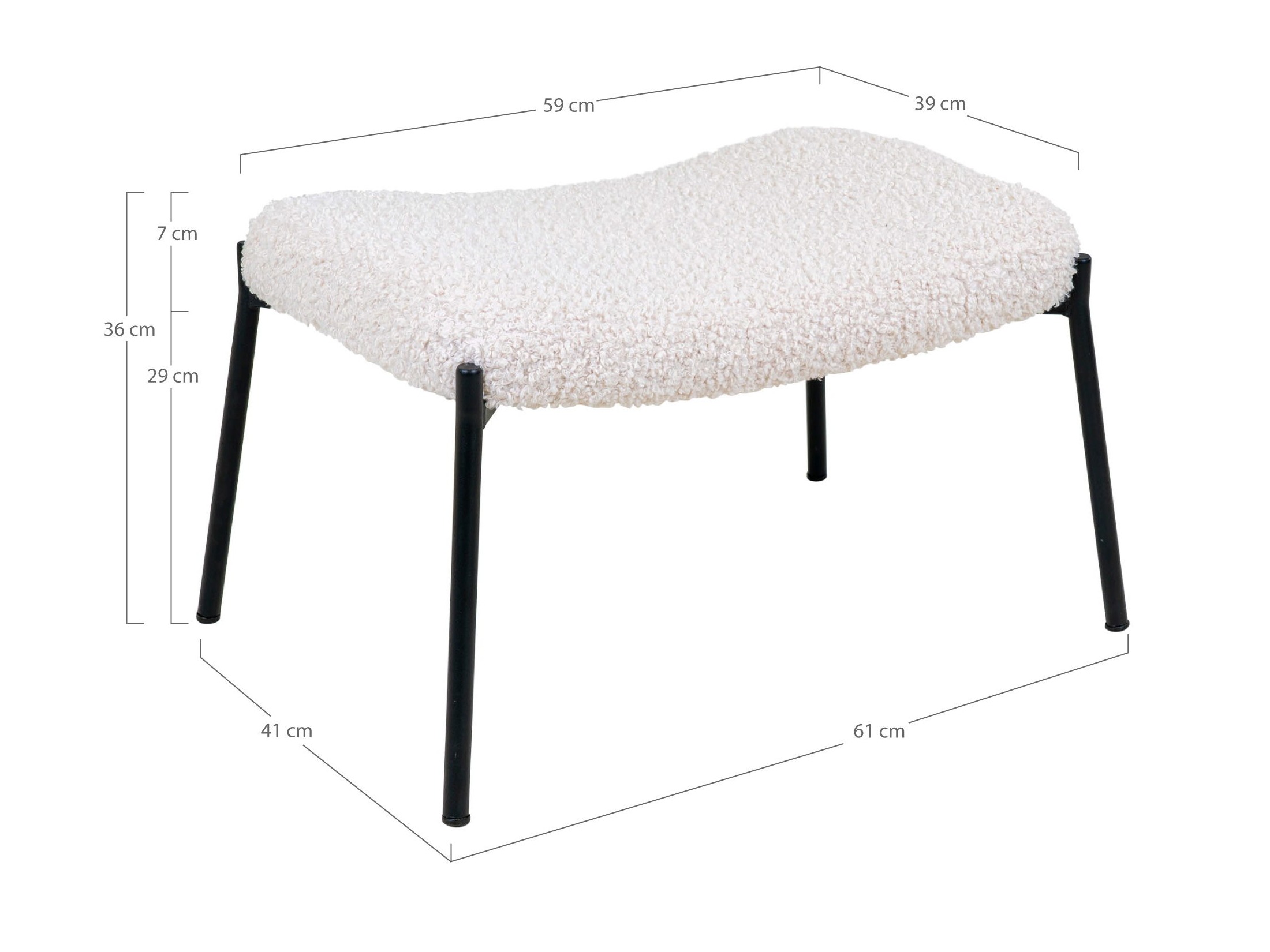 Pufe Brea 178 (Branco)