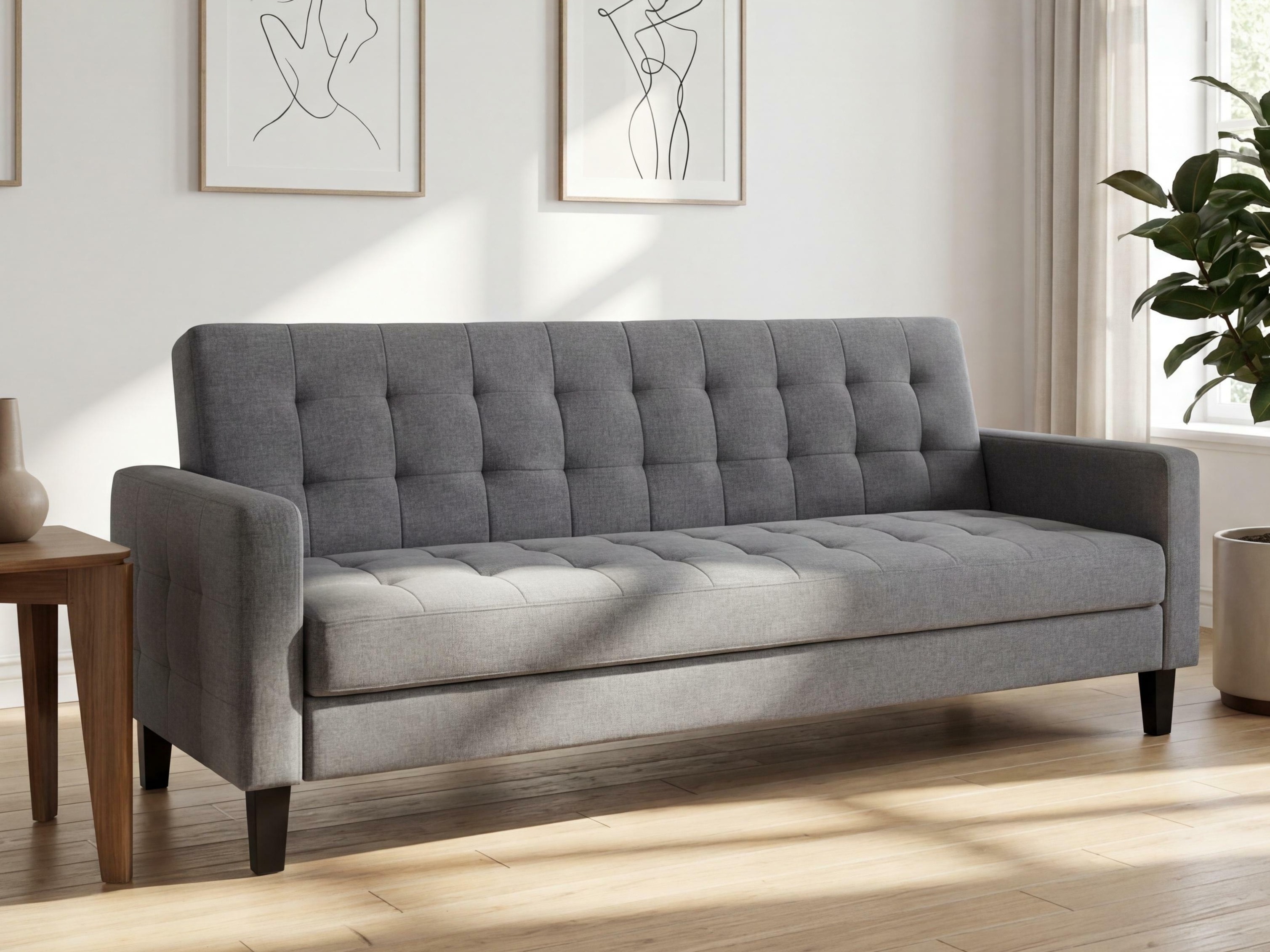 Sofá-cama Brea 204 (Cinzento)