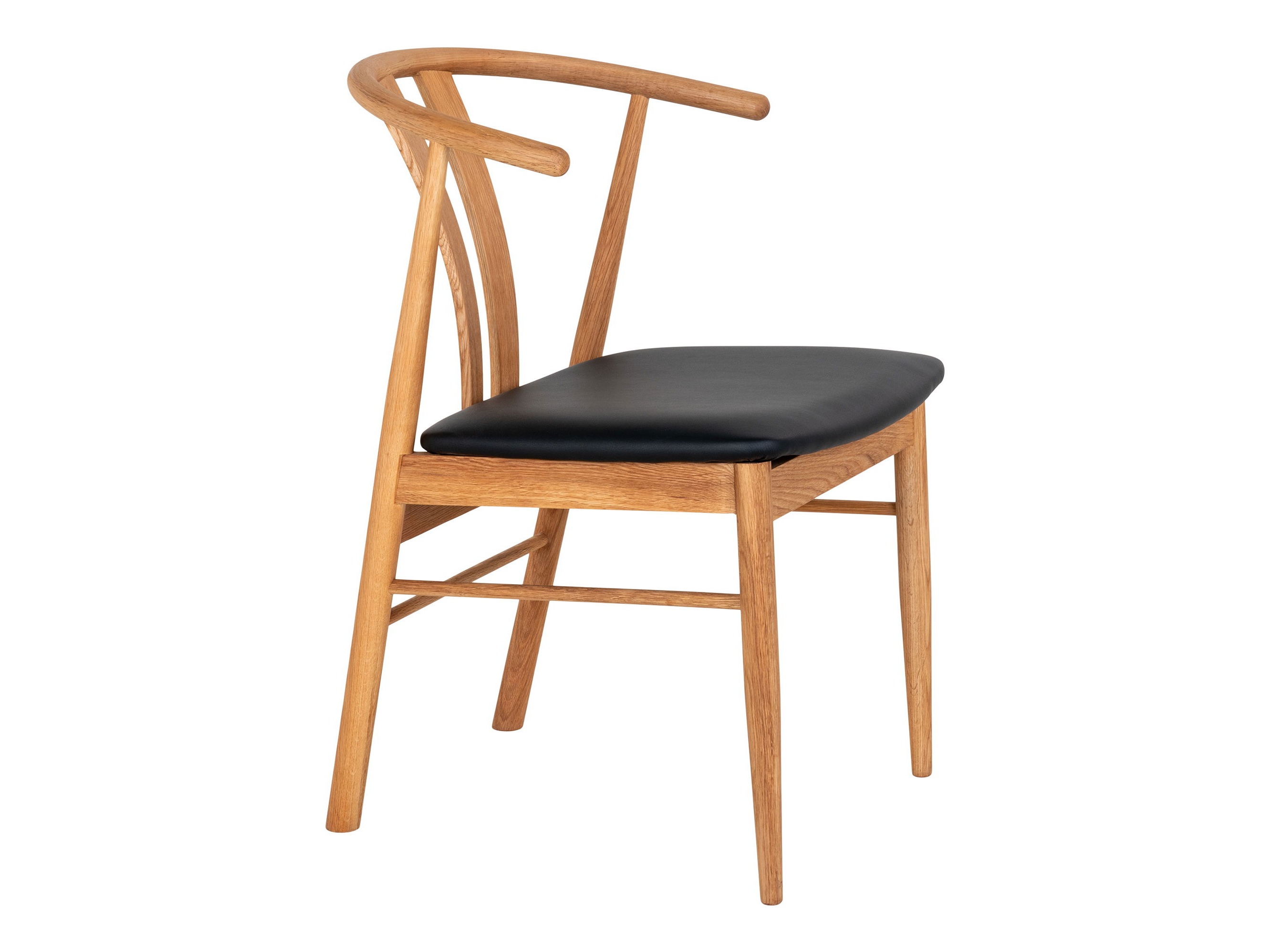 Cadeira Brea 224 (Preto + Carvalho)