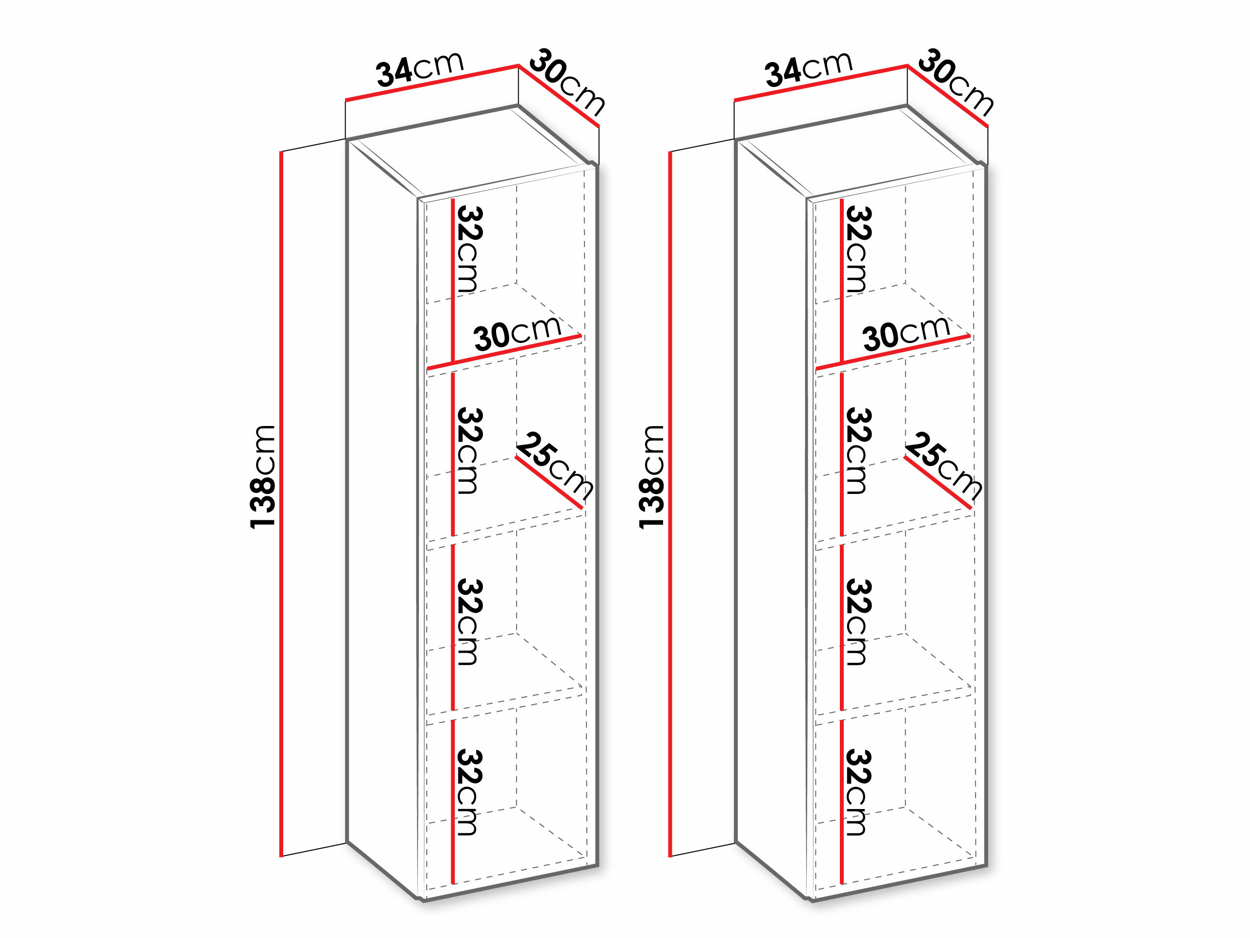 Conjunto de armários Tivseva 110