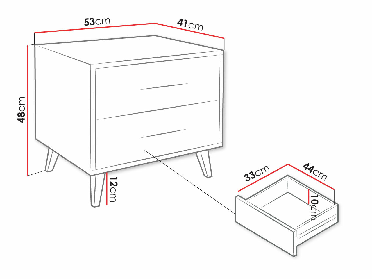 Mesa de cabeceira Lombala 101