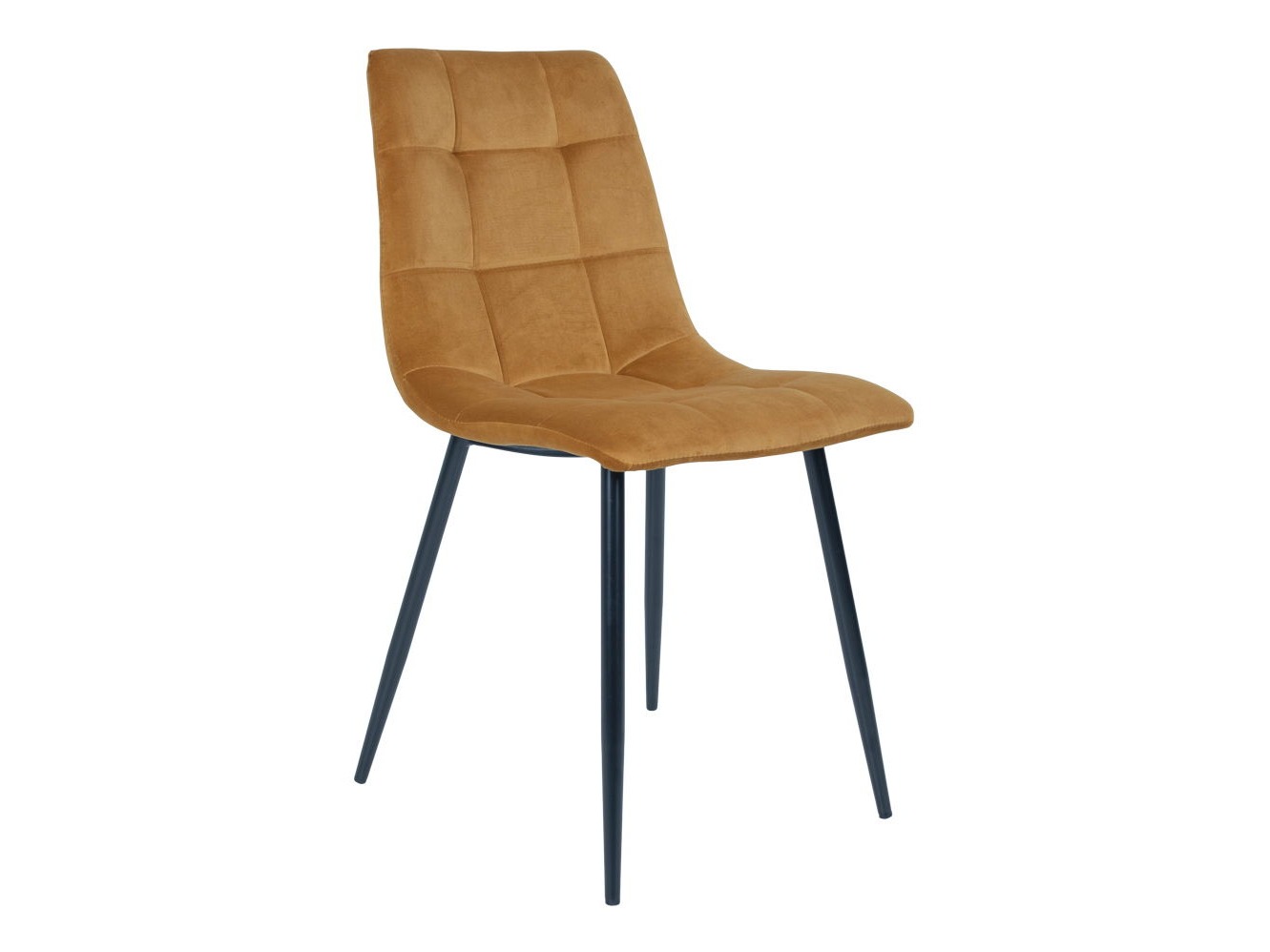 Cadeira Brea 227 (Preto + Mostarda)