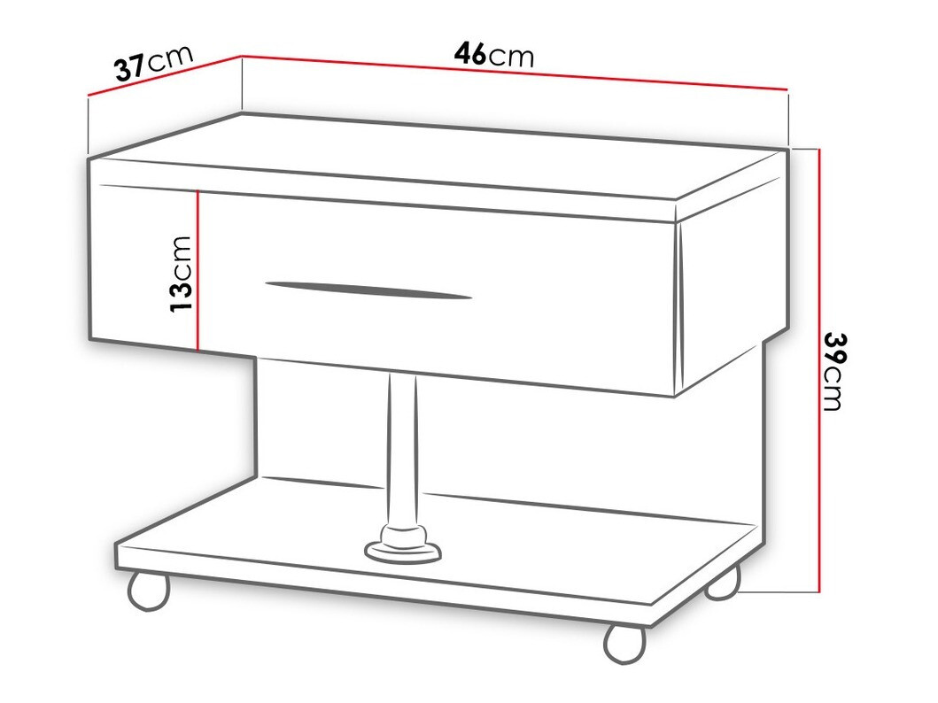 Mesa de cabeceira SP6380