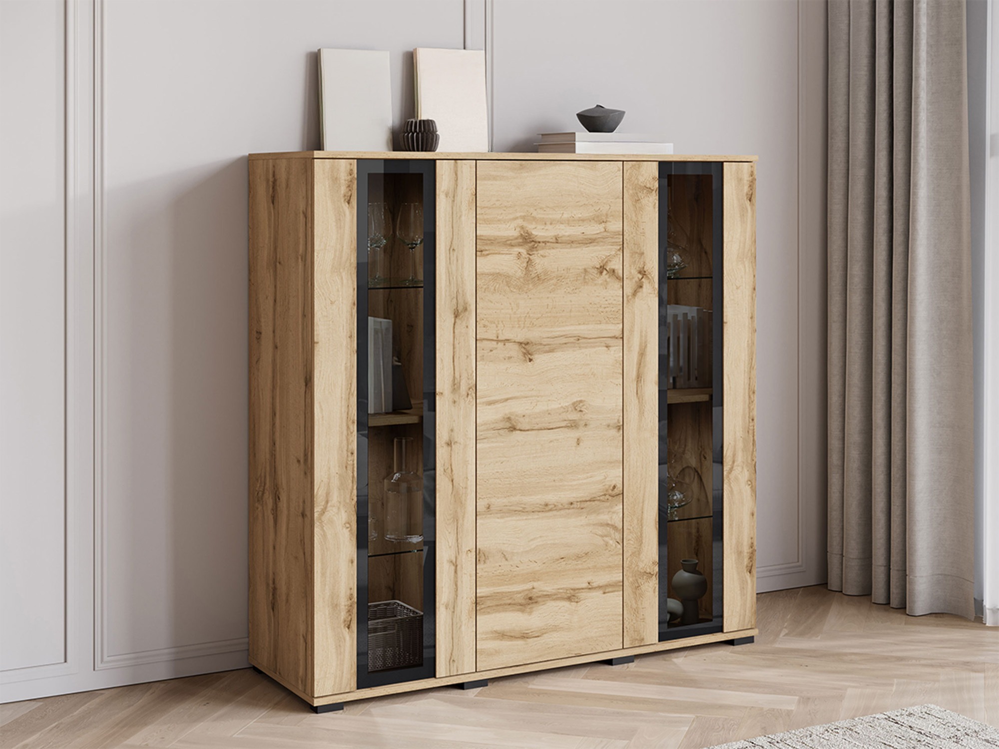 Aparador Torcame 100 (Carvalho wotan)