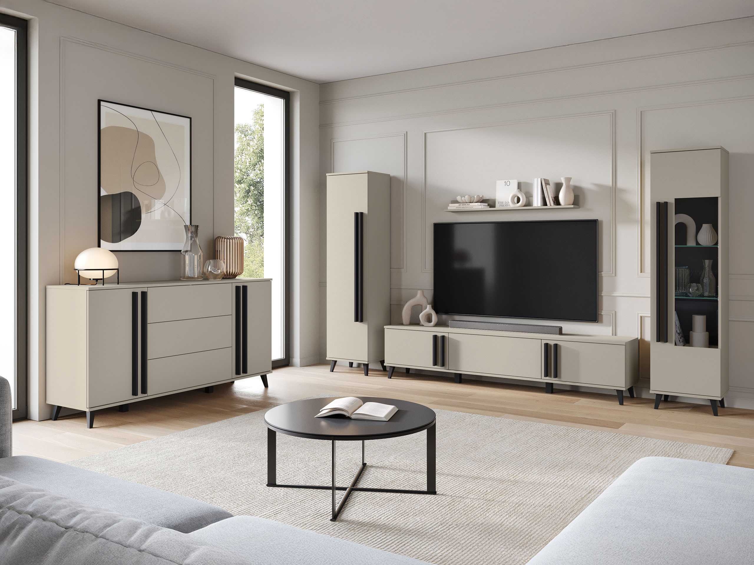 Conjunto para sala de estar Facetor IV (Congo)