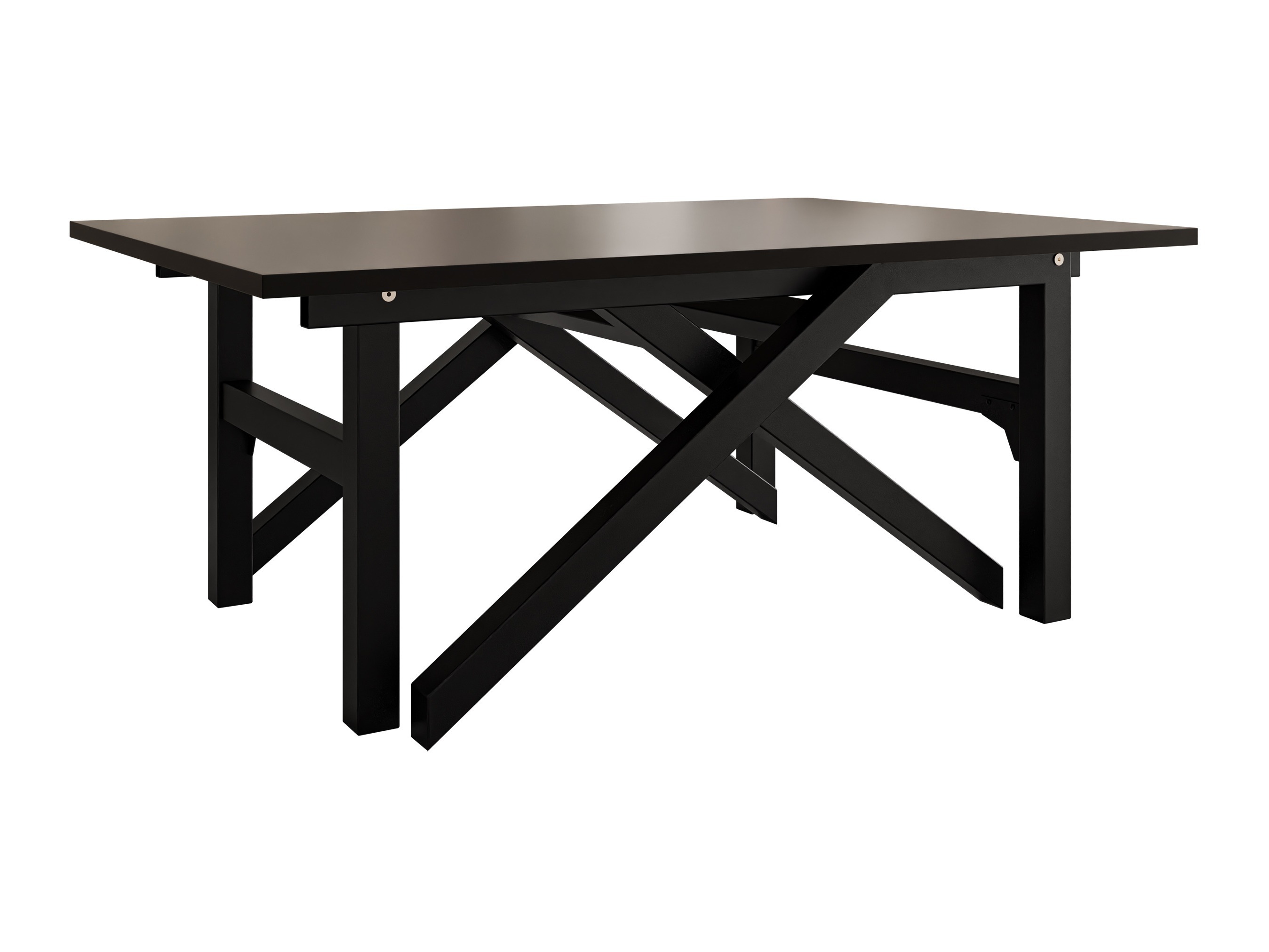 Mesa de centro extensível Oswego 151 (Preto)