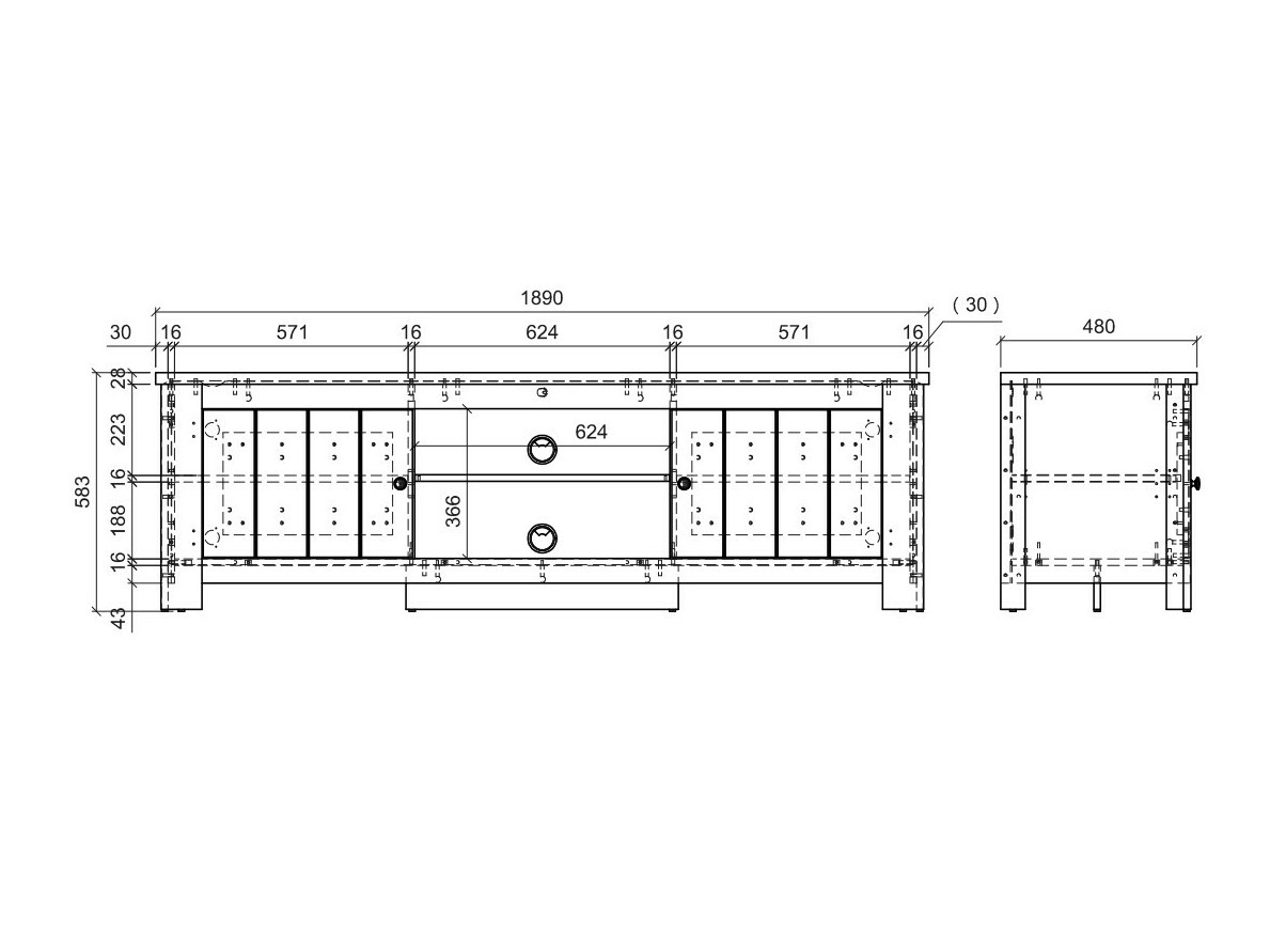 Móvel de TV Mirtalo 107