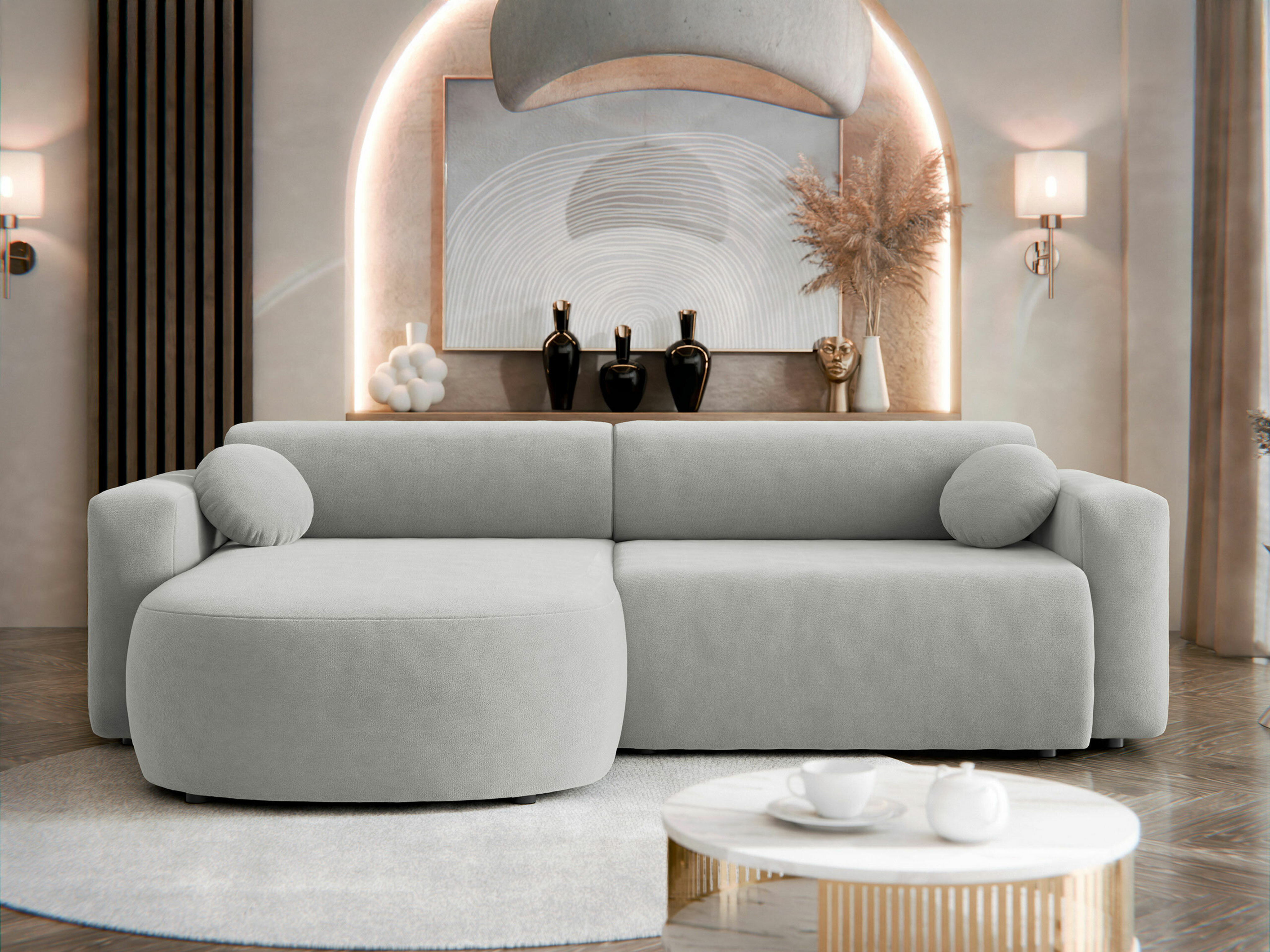 Sofá de canto Comfivo 413 (Velo 633)