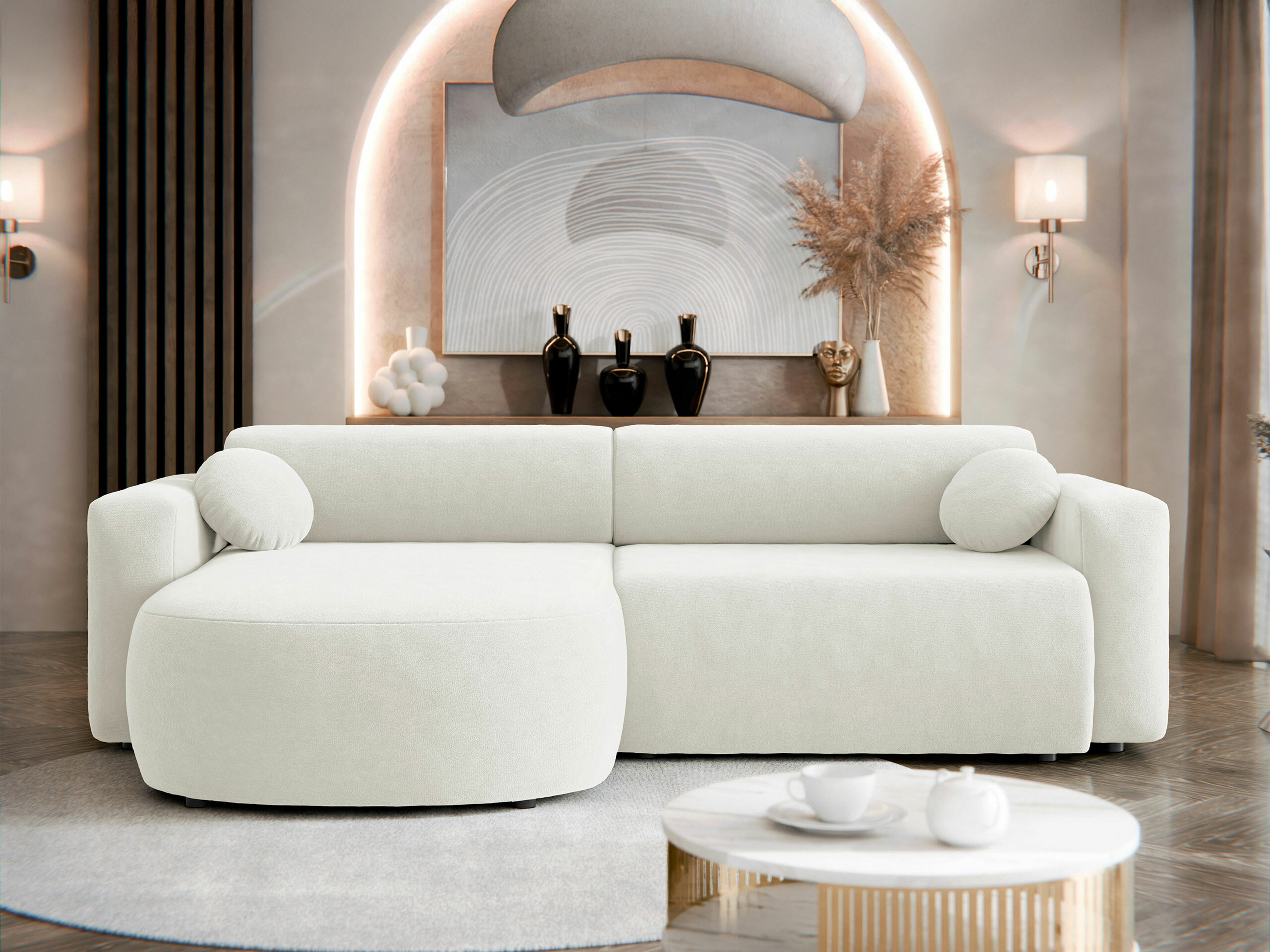 Sofá de canto Comfivo Pullus (Velo 621)