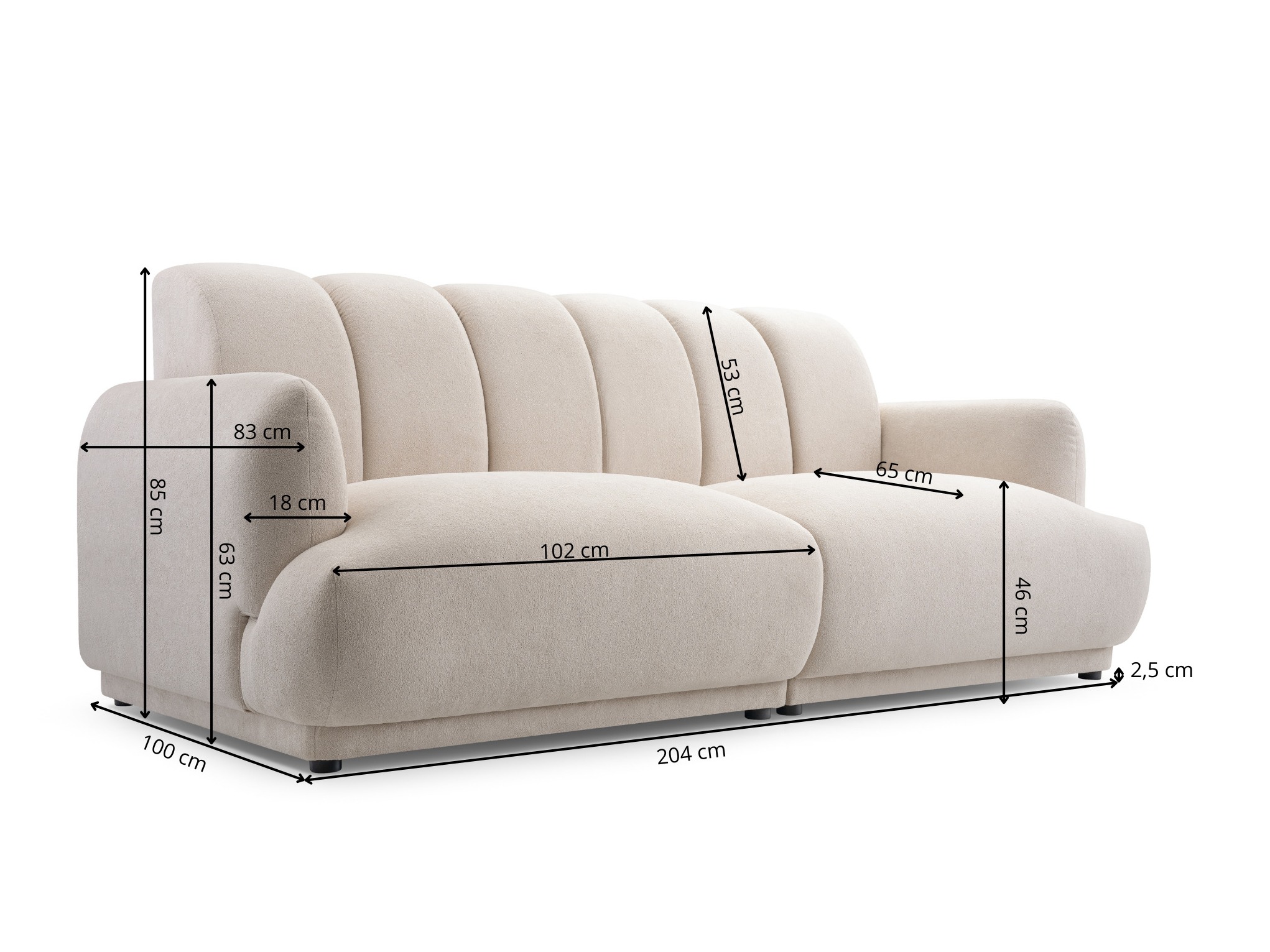 Sofá Lufkin 143 (Gerra 80)
