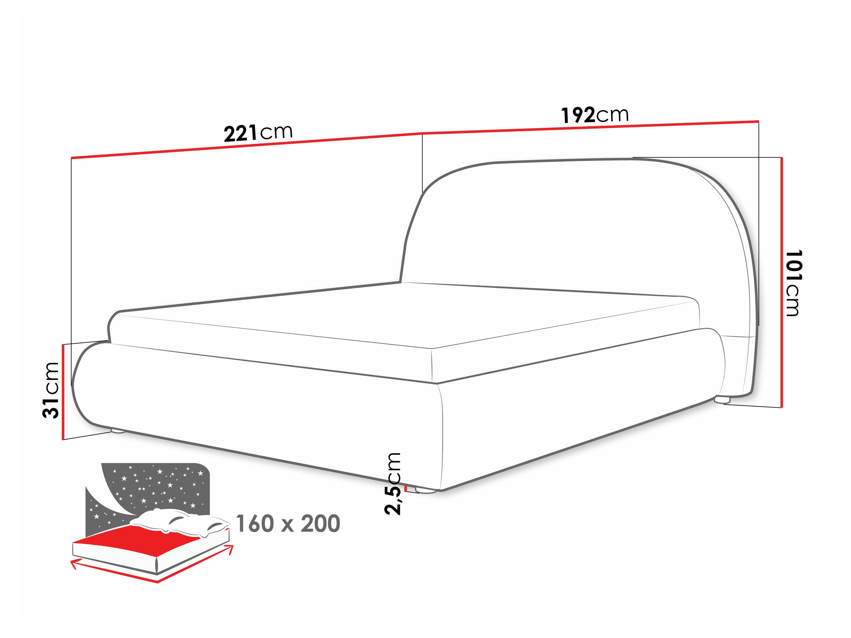 Cama Comfivo Otor (Quelle 03)