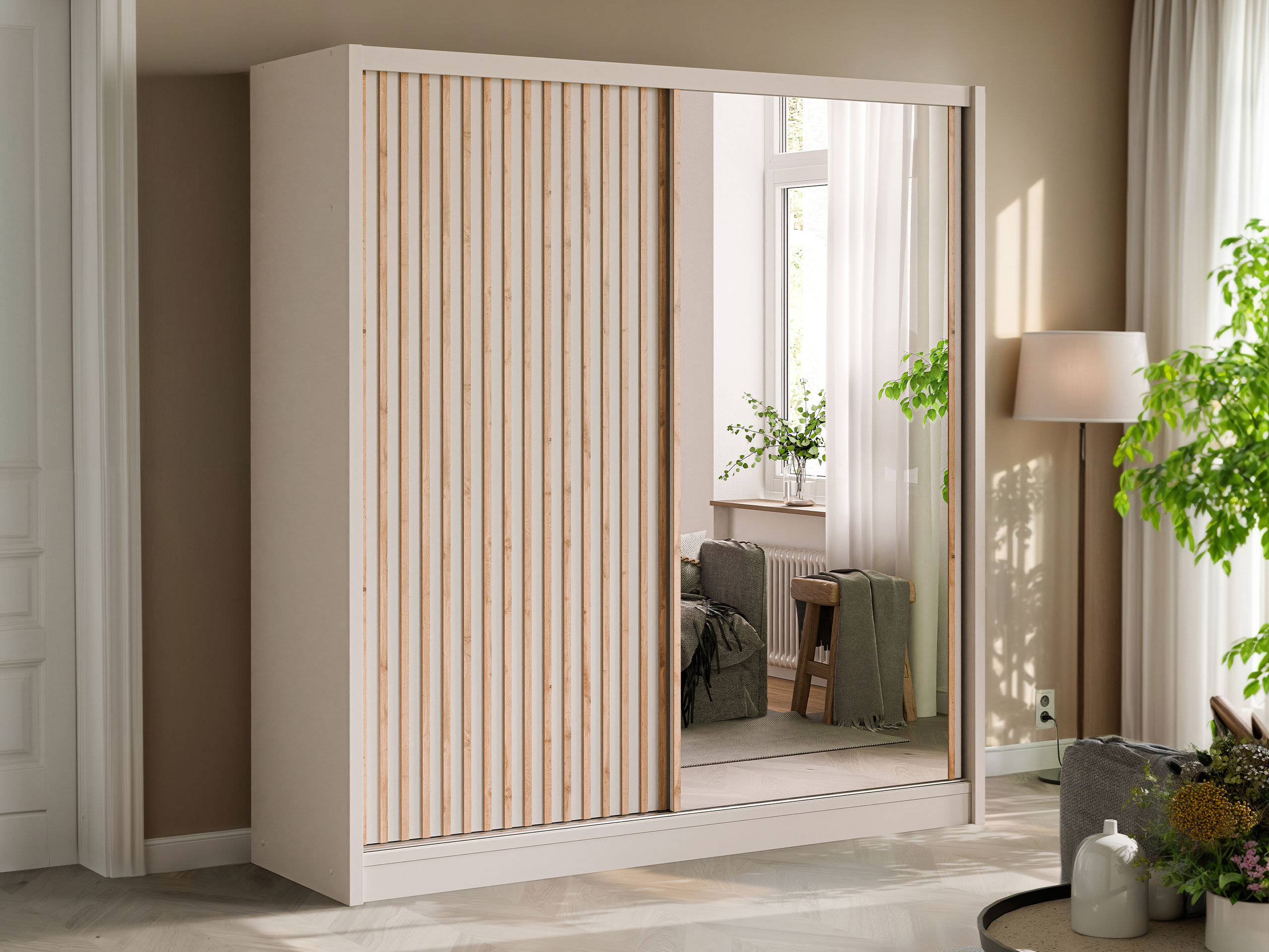 Roupeiro Honolulu 274 (Caxemira + Carvalho wotan)