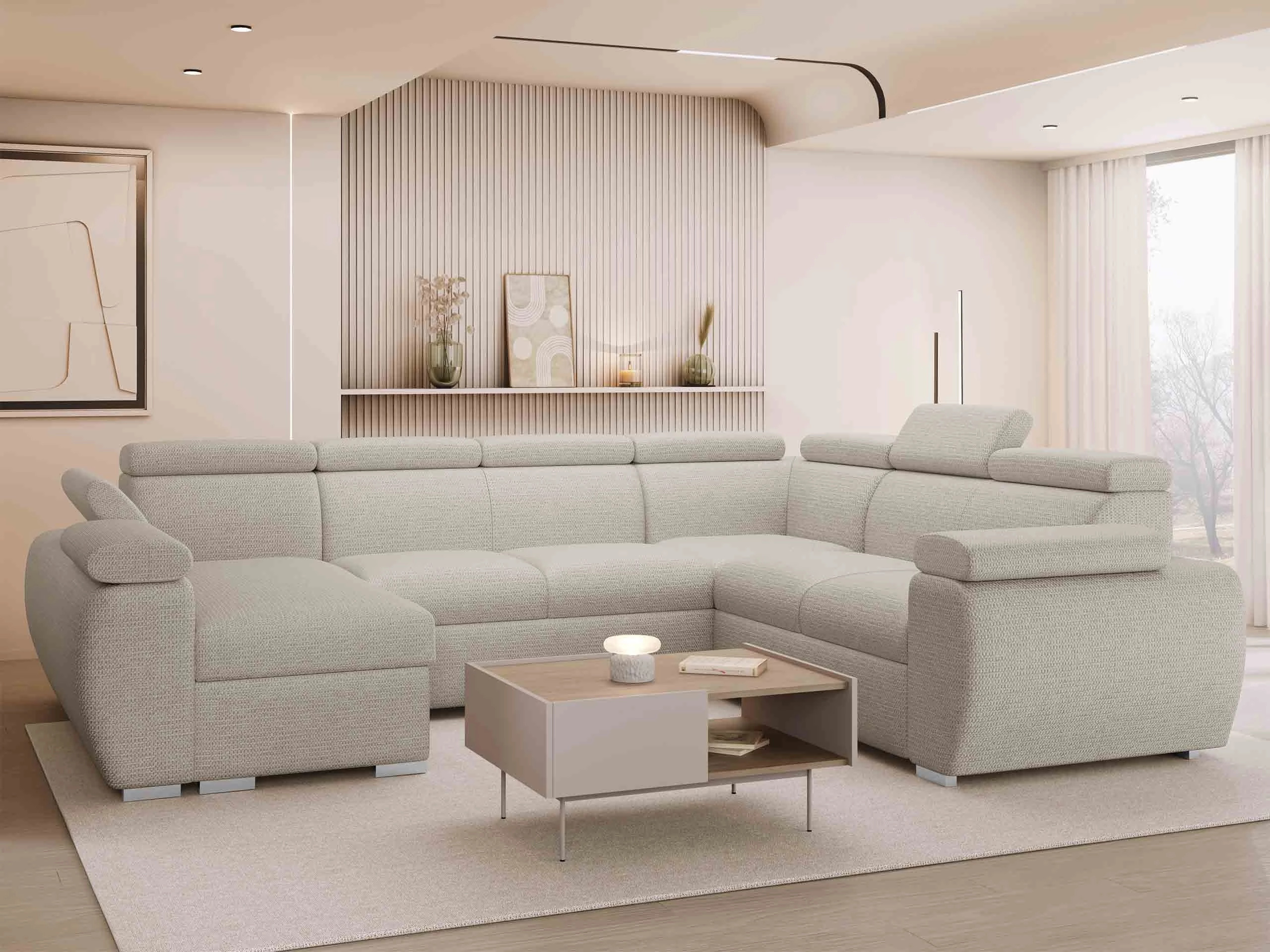 Sofá de canto Columbus 214 (Aragon 03)