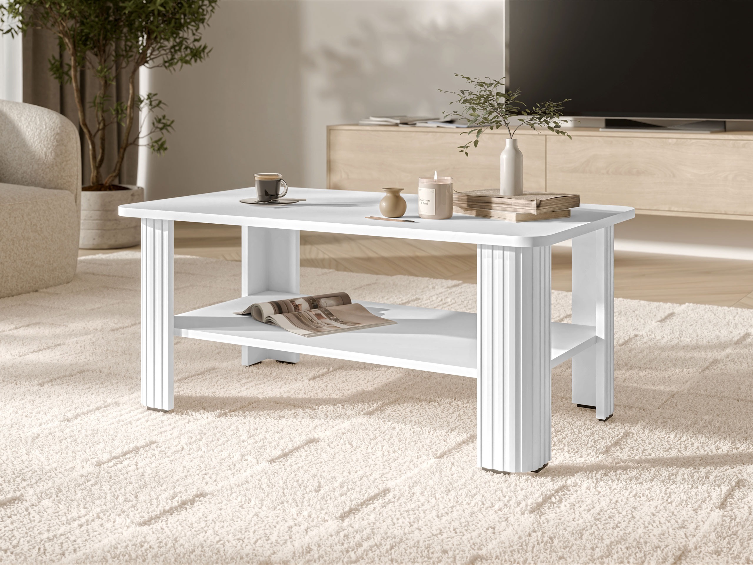 Mesa de centro Charlotte 213 (Branco)