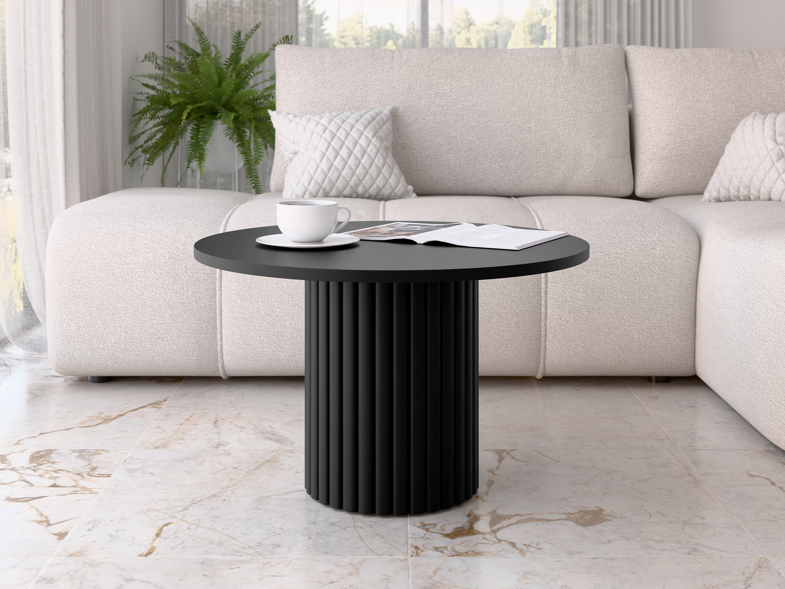 Mesa de centro Dearborn 107 (Preto)