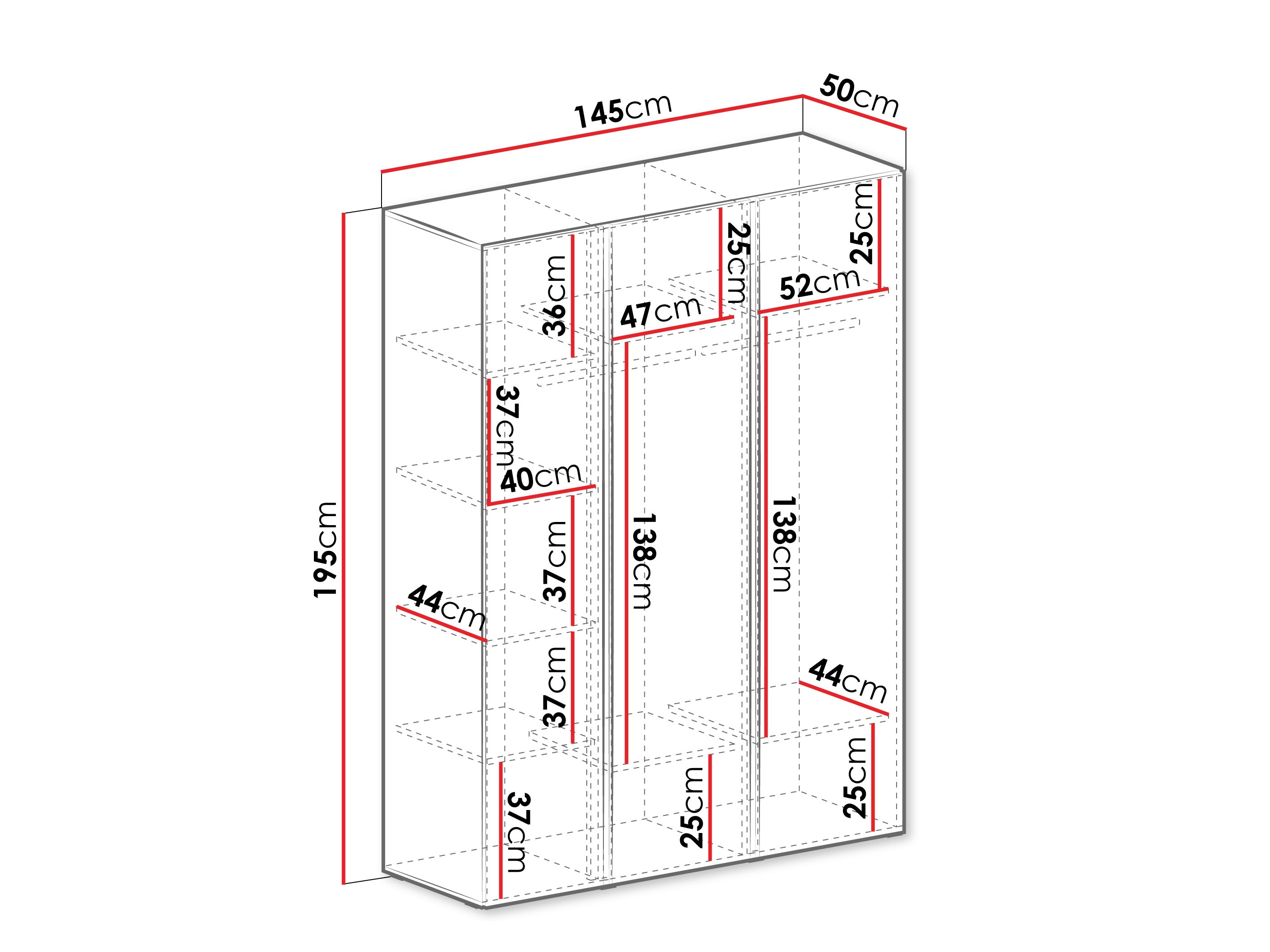 Roupeiro Fiosono 100 (Verde empoeirado + Carvalho)