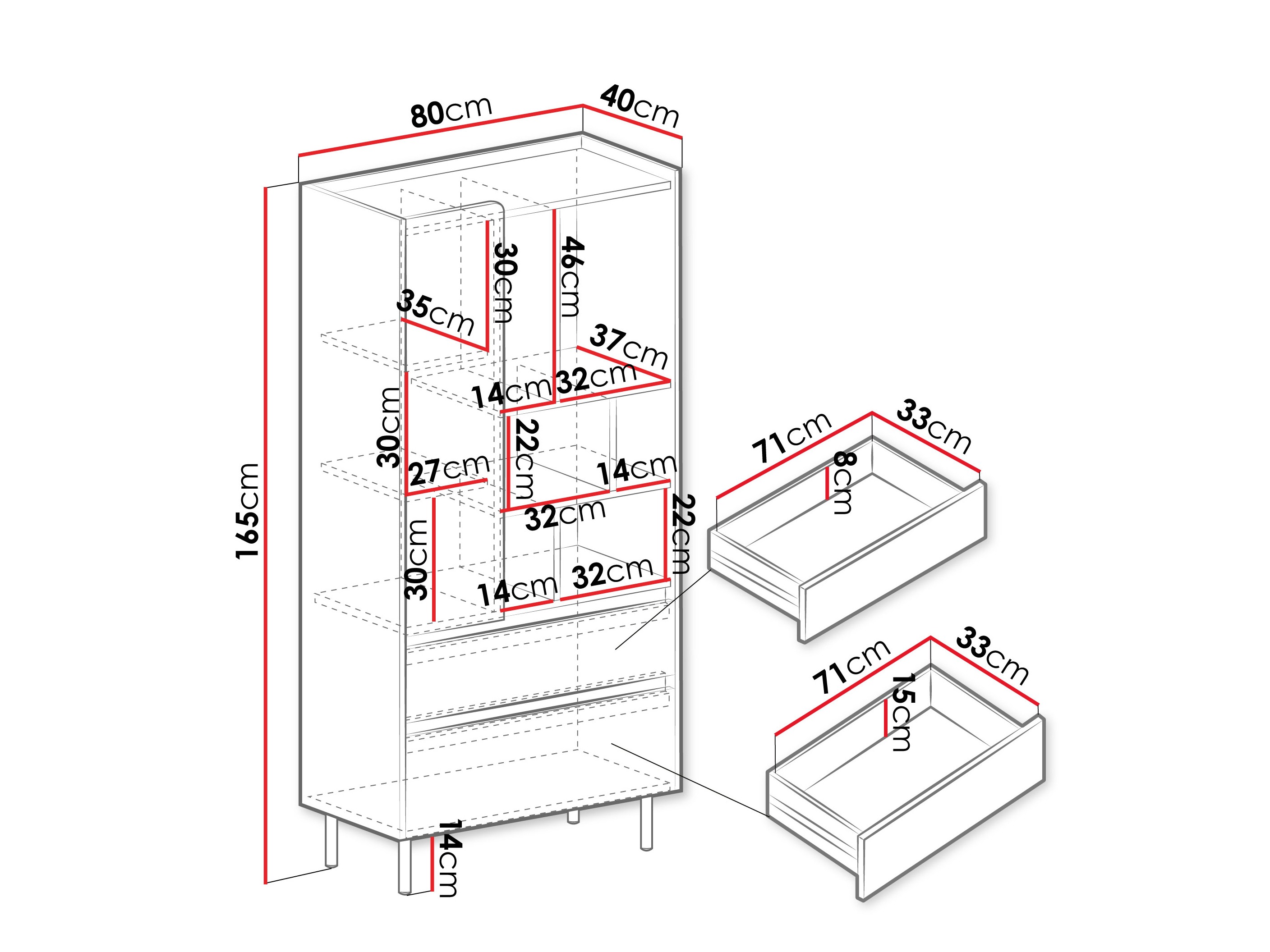 Estante Fiosono 105 (Verde empoeirado + Carvalho)