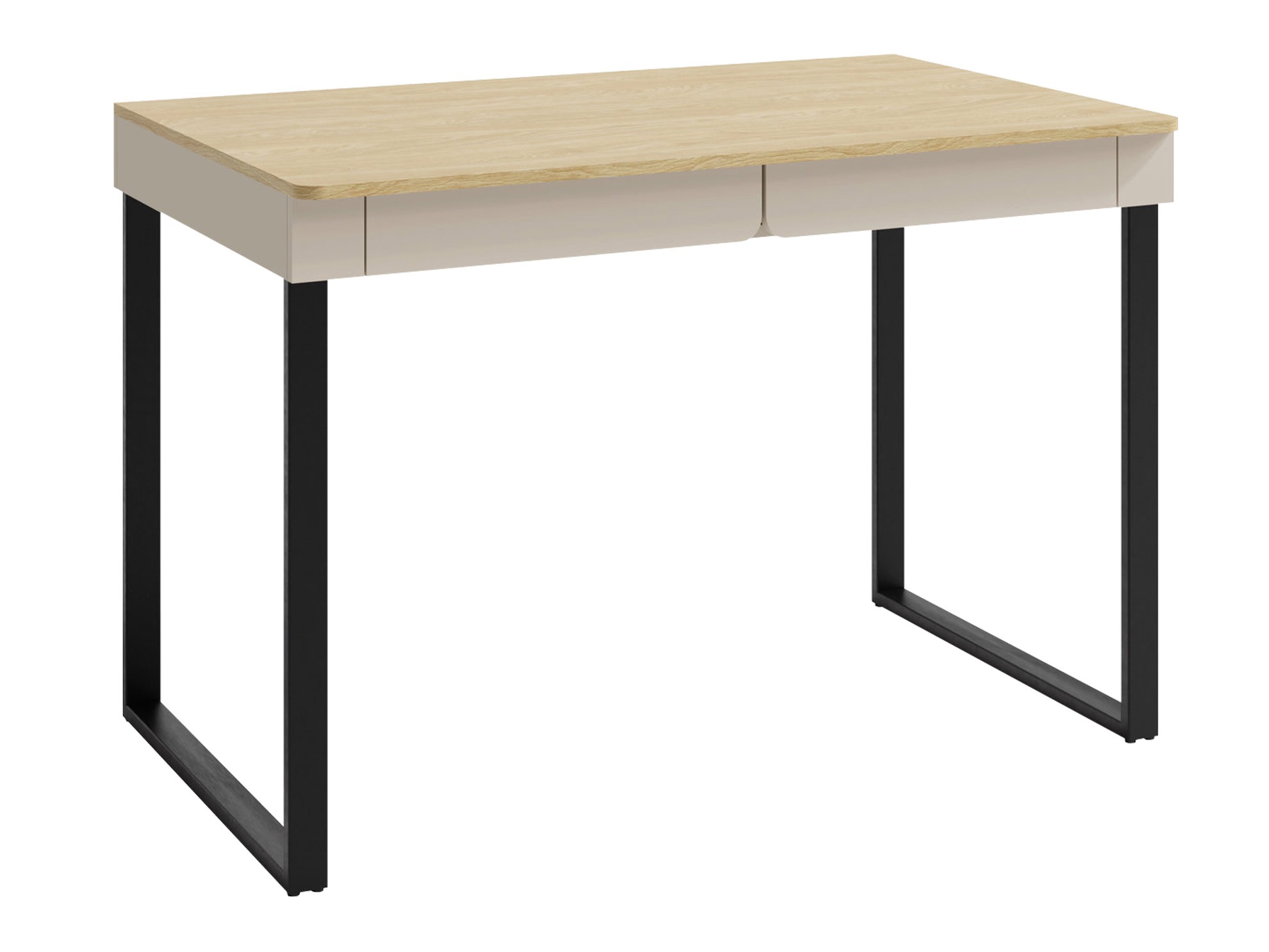 Mesa de escritório Fiosono 109 (Bege + Carvalho claro)