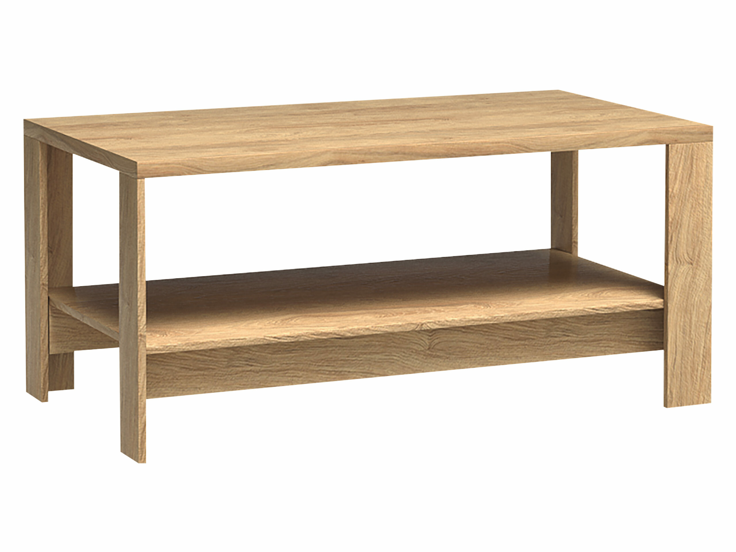 Conjunto para sala de estar Etrmoni 118 (Madeira clara + Carvalho)