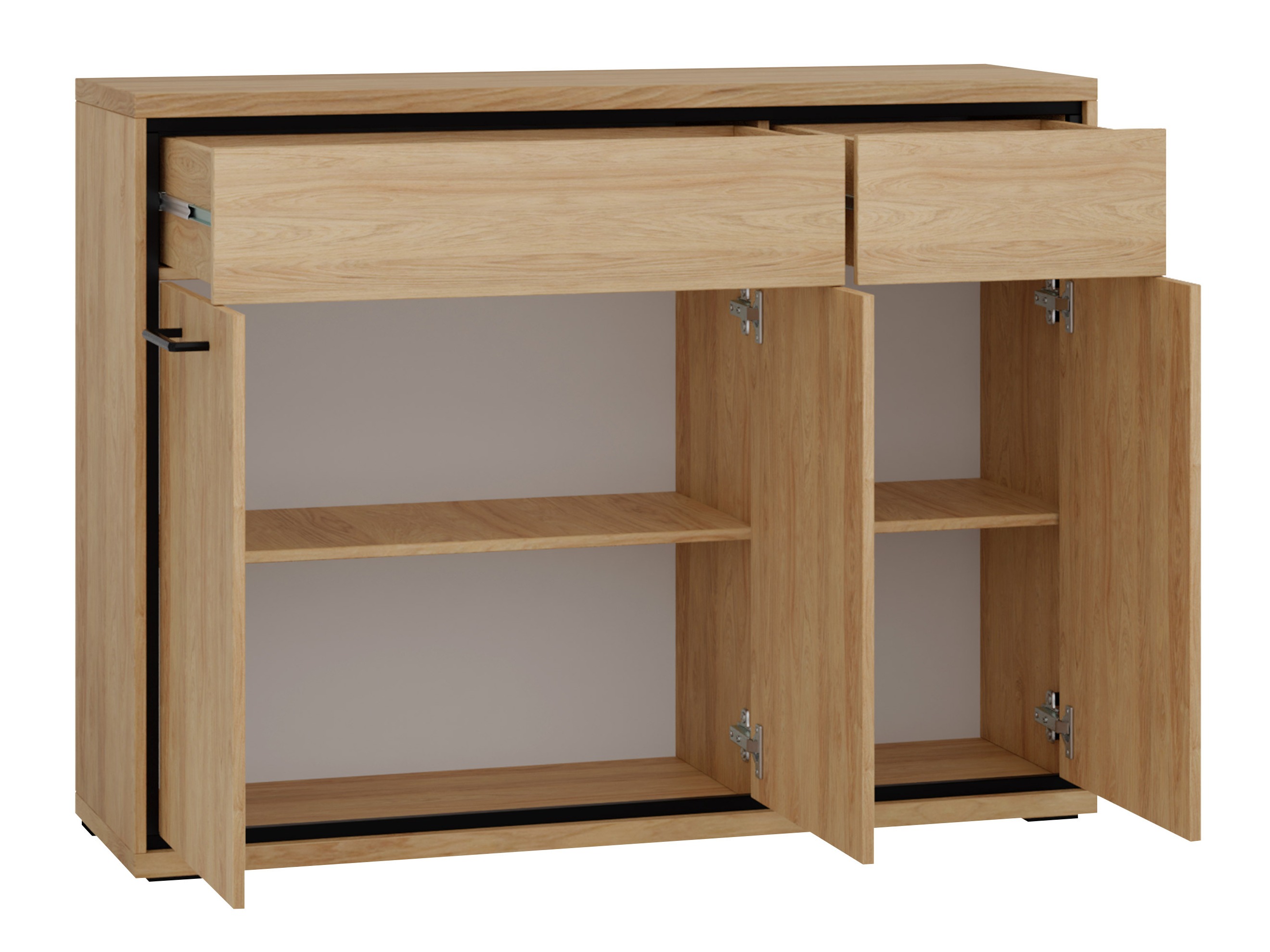 Conjunto para sala de estar Etrmoni 118 (Madeira clara)