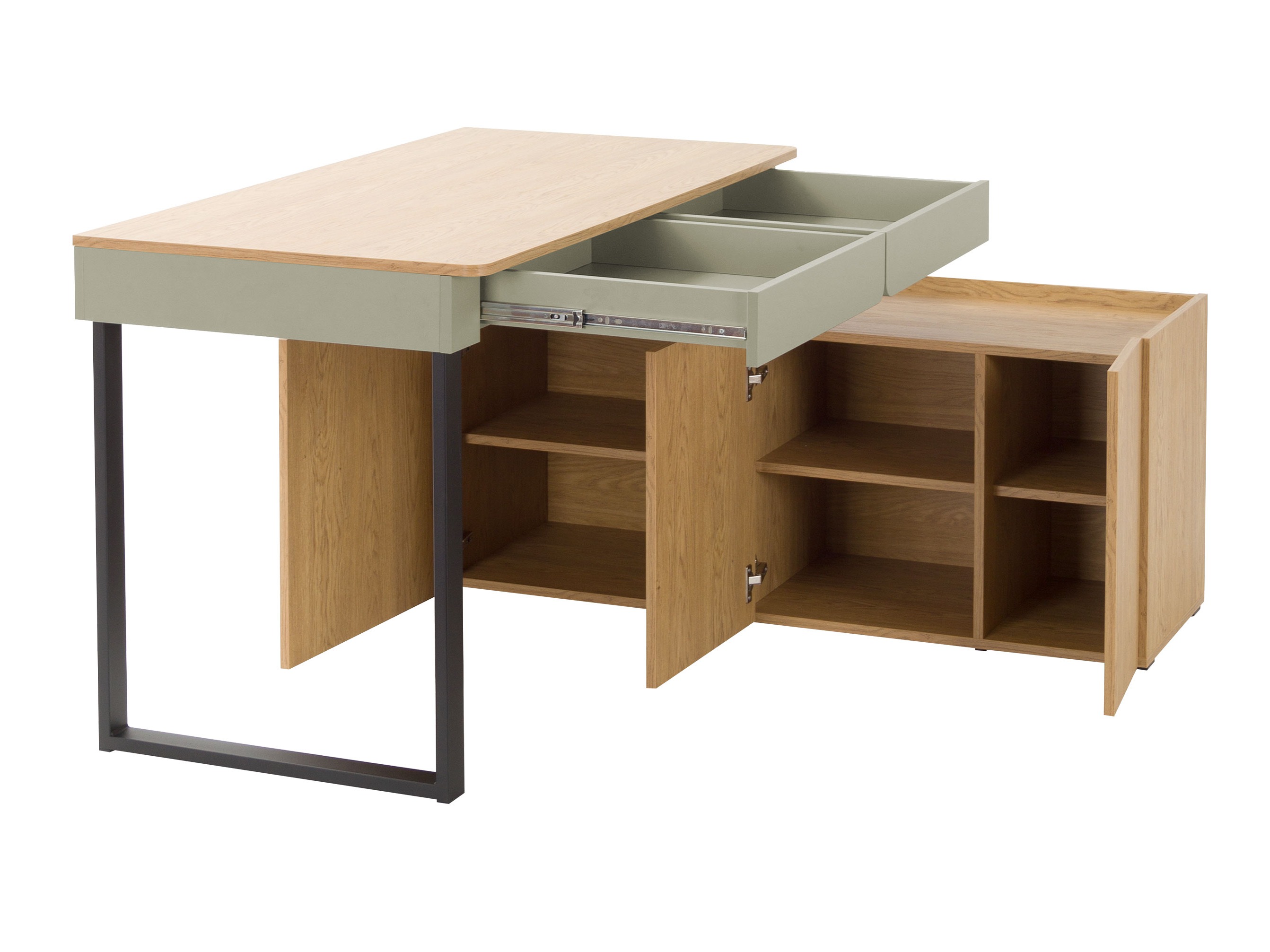 Conjunto de mobiliário Fiosono 115 (Eucalipto + Carvalho)