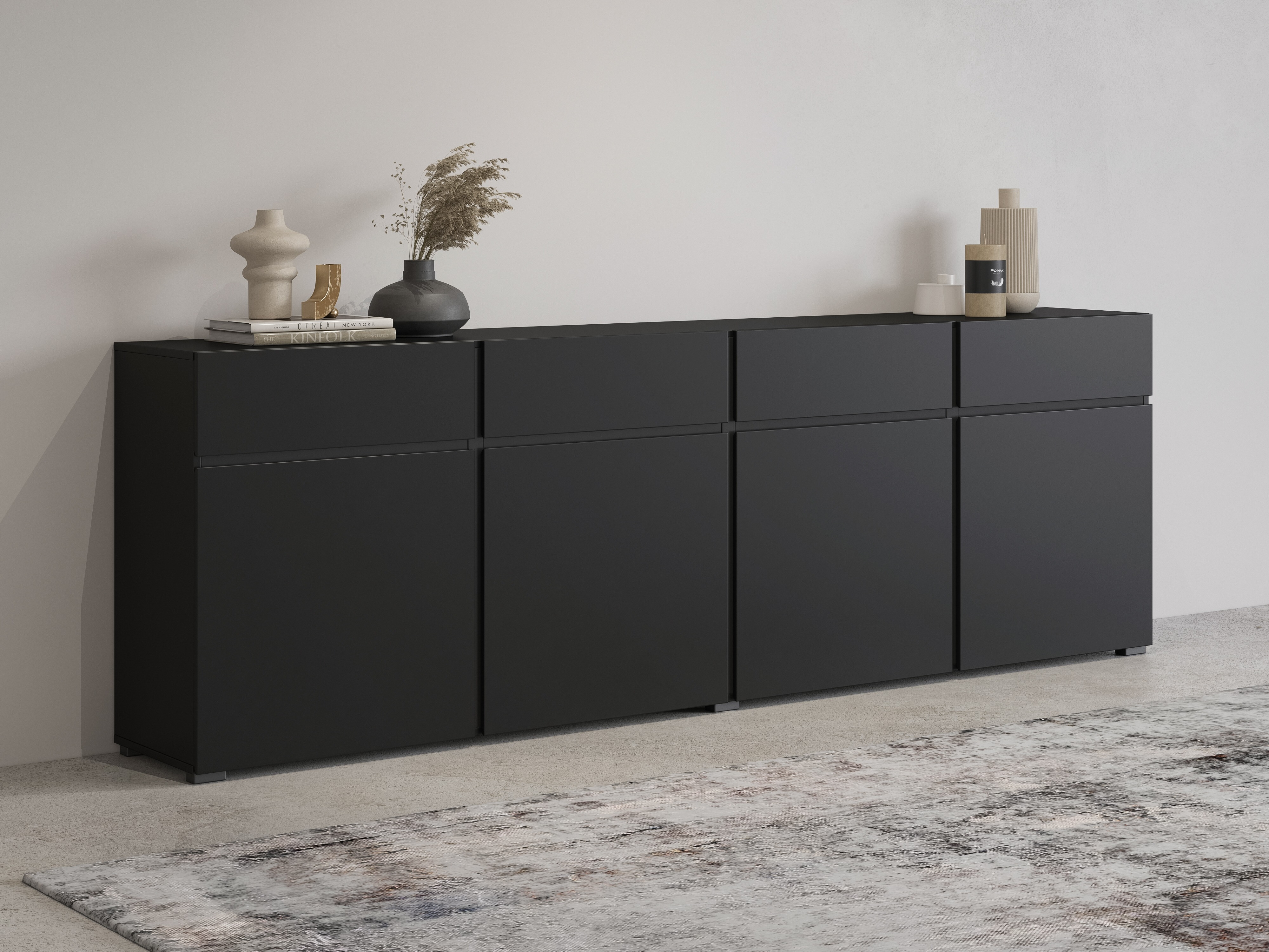 Cómoda Alfere 100 (Preto)