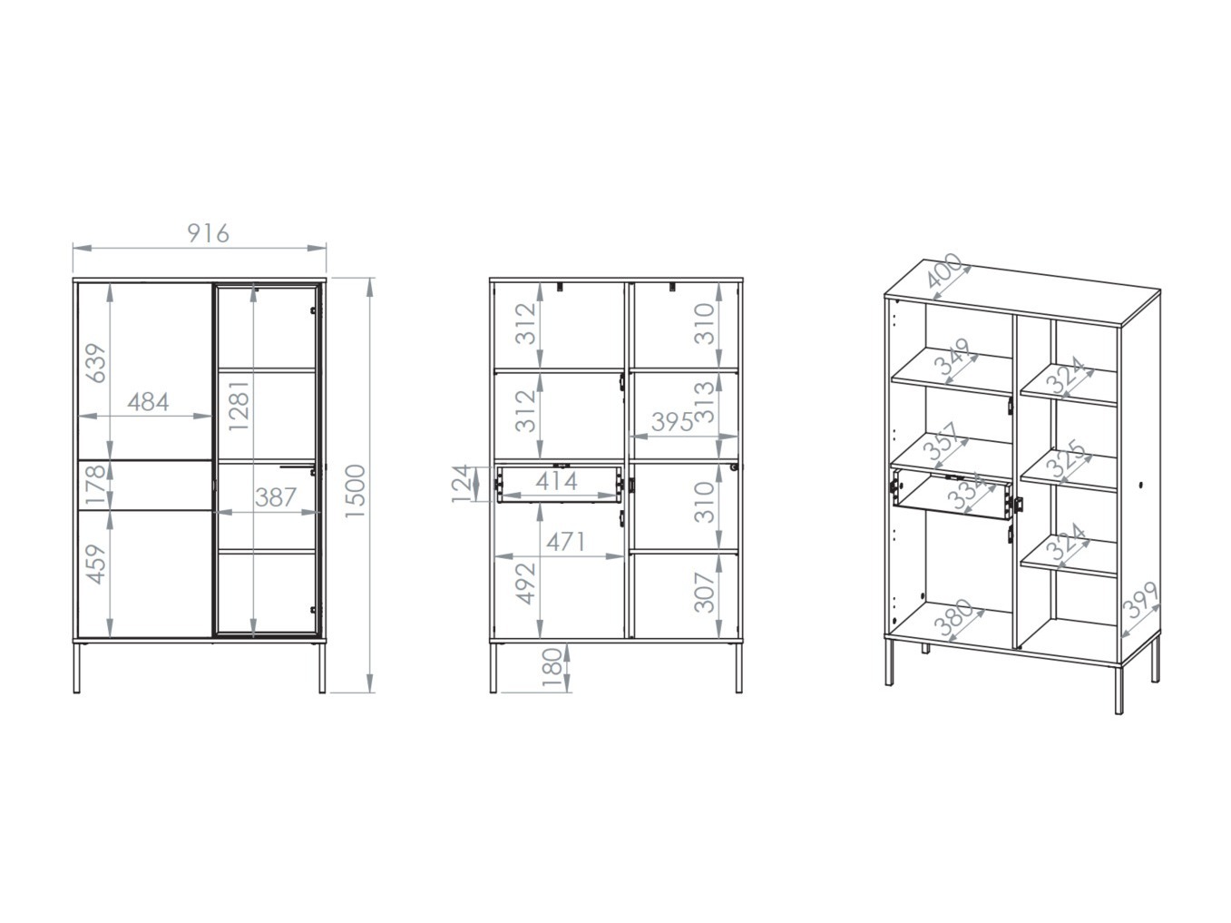 Conjunto para sala de estar Virsalo 105 (Caxemira)