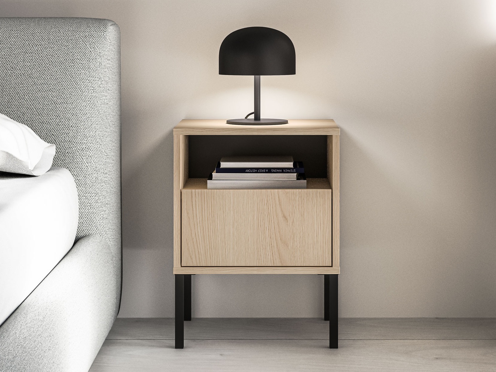 Mesa de cabeceira Virsalo 104 (Carvalho)